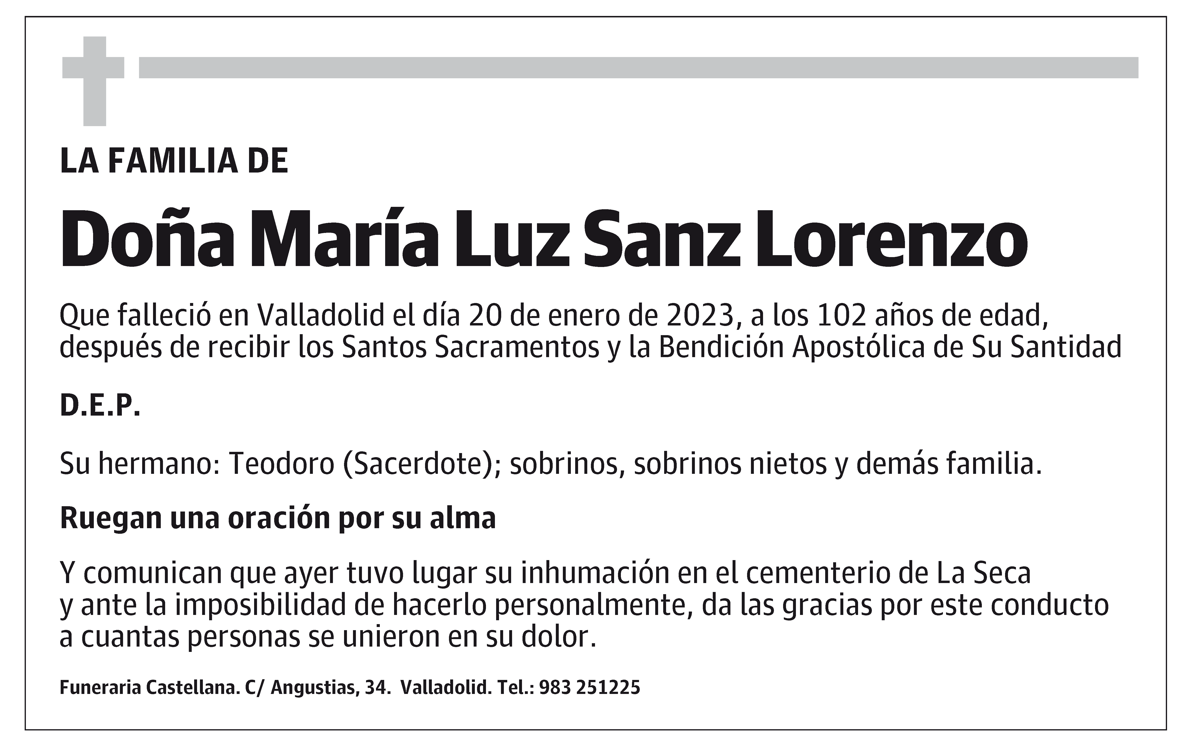 María Luz Sanz Lorenzo