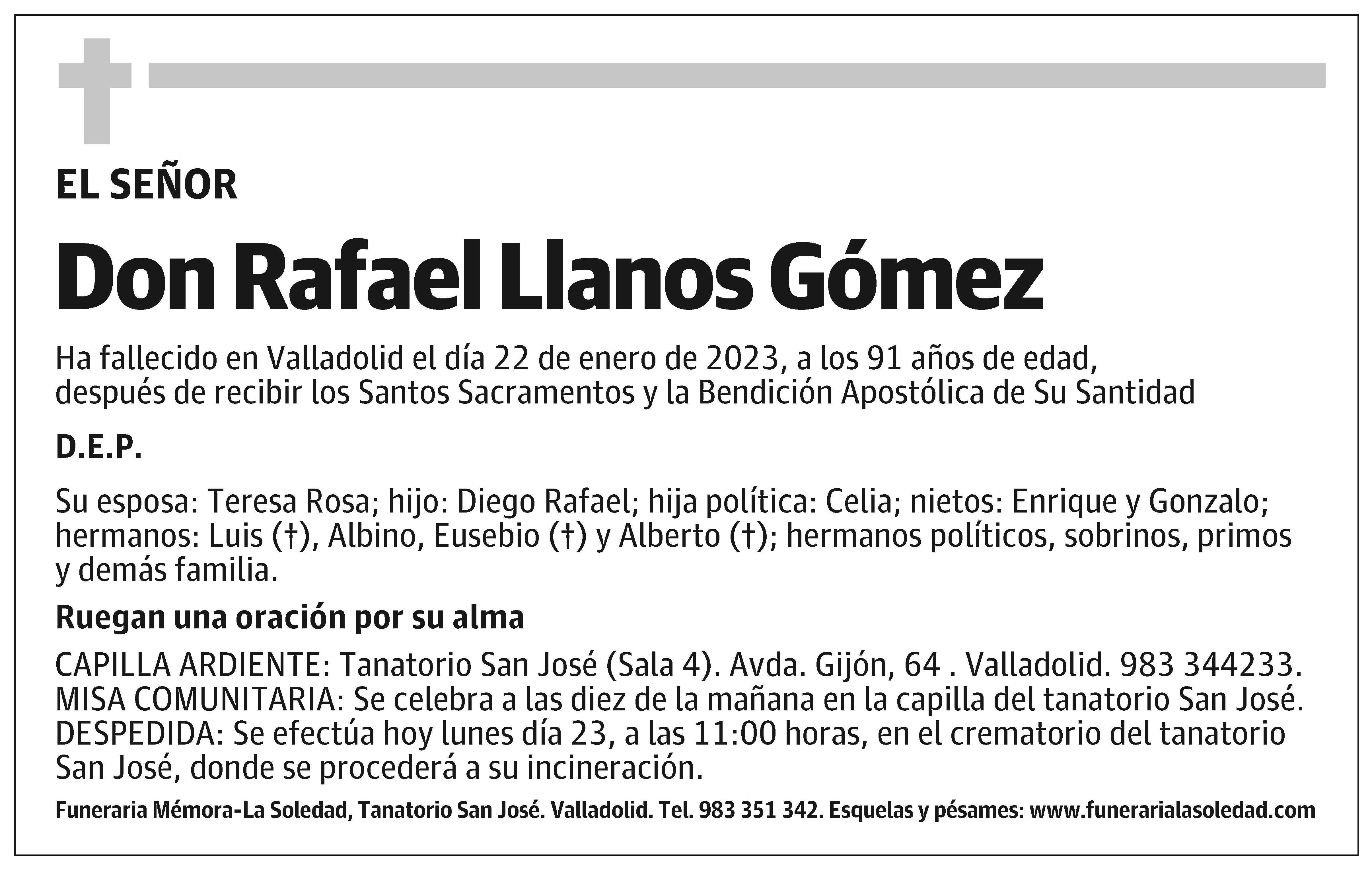 Rafael Llanos Gómez