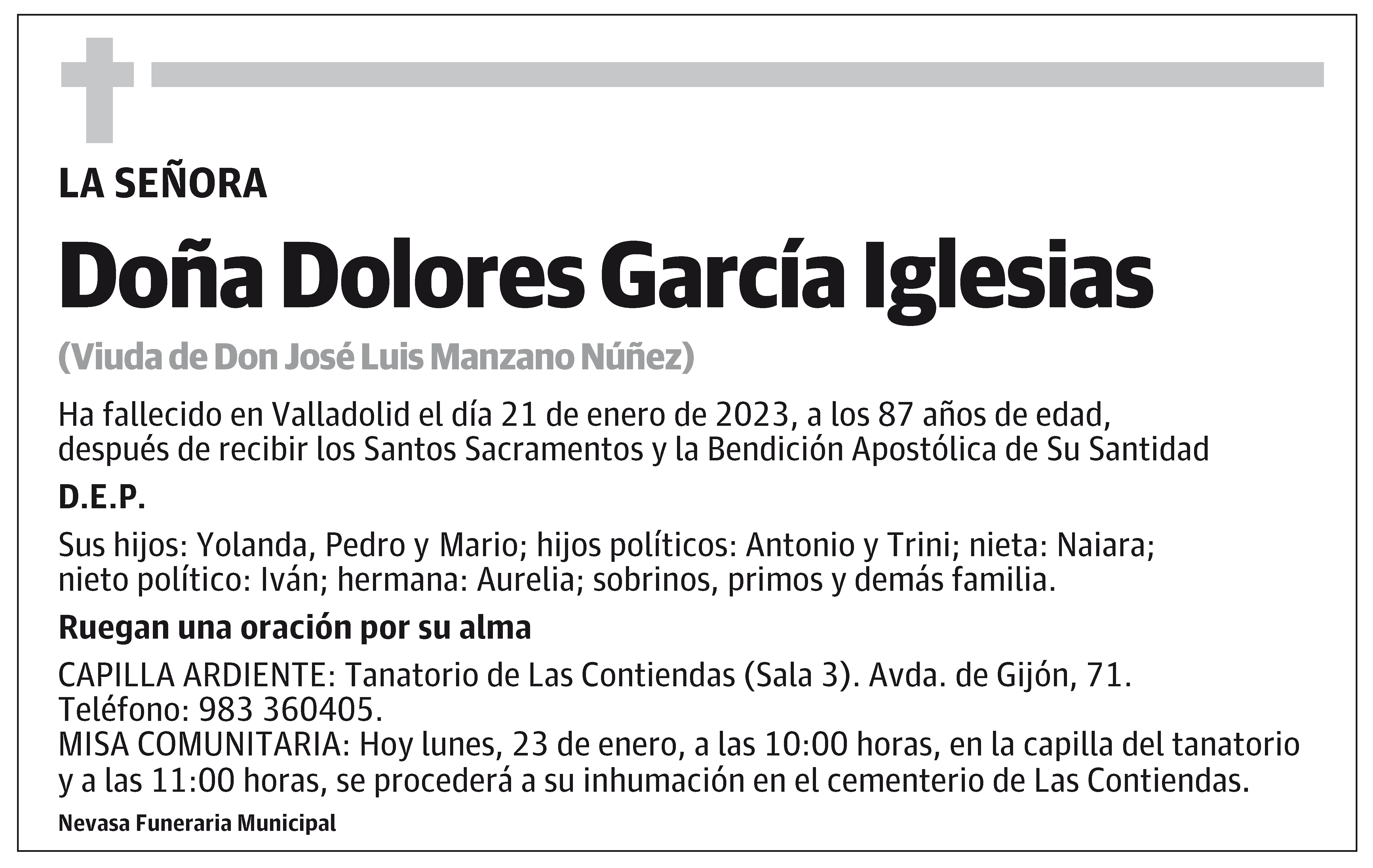 Dolores García Iglesias