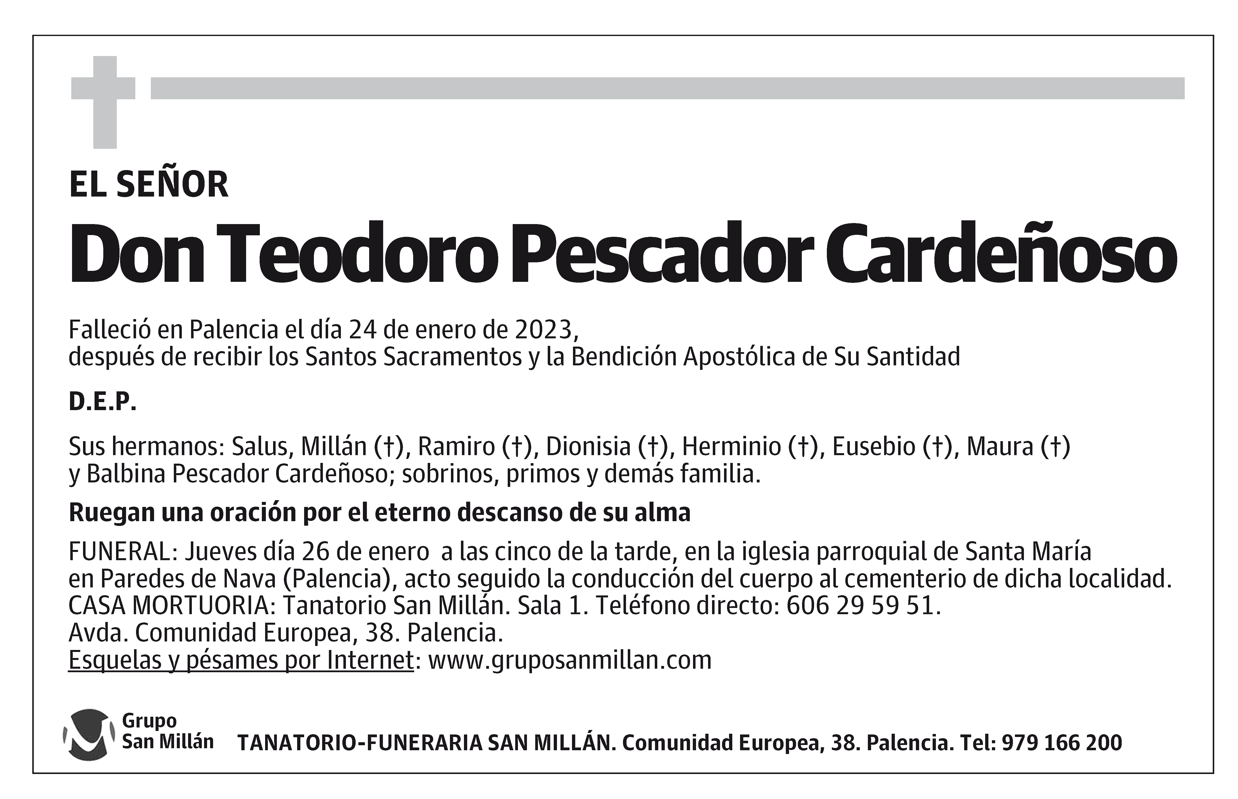 Teodoro Pescador Cardeñoso