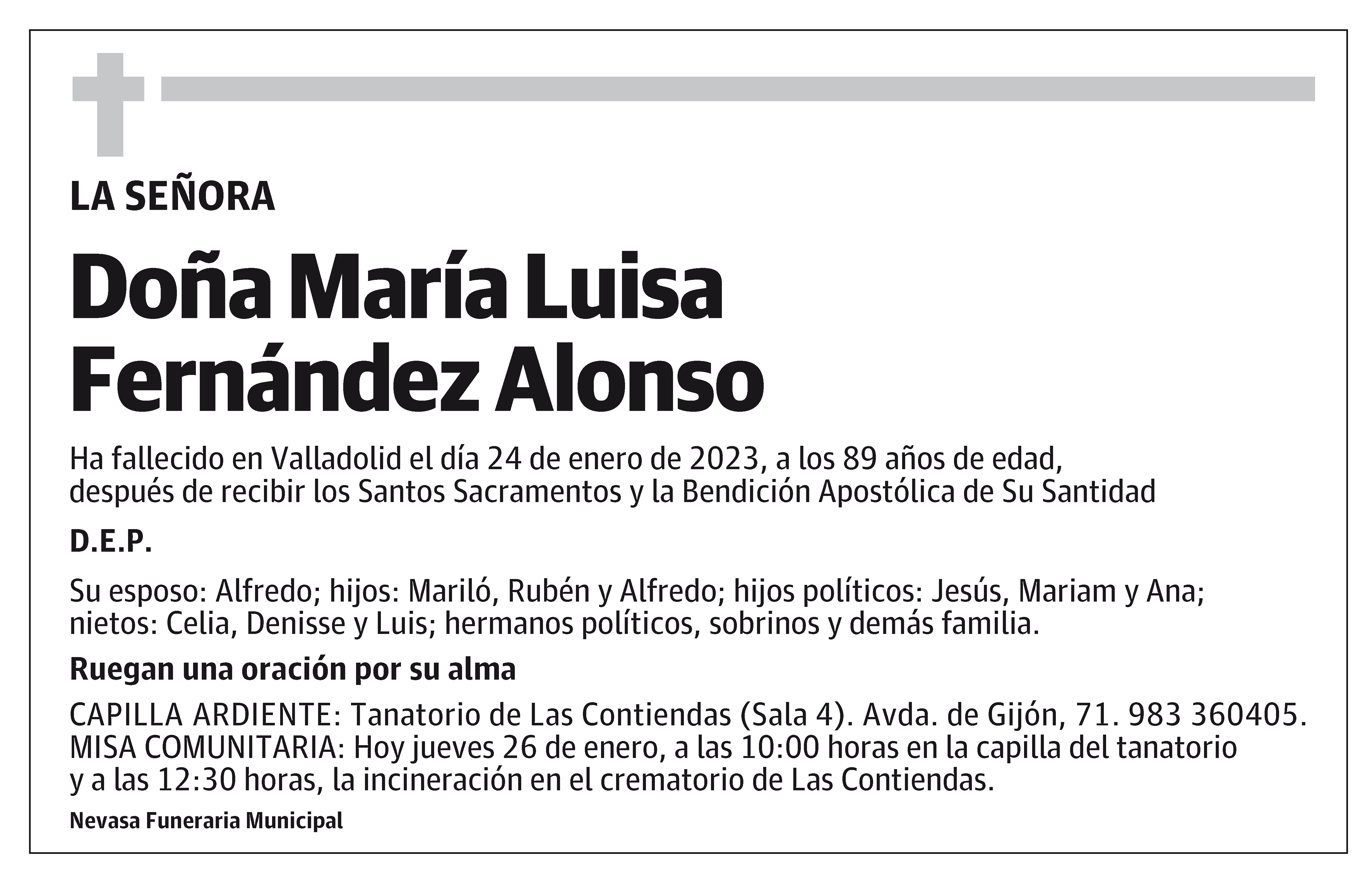 María Luisa Fernández Alonso
