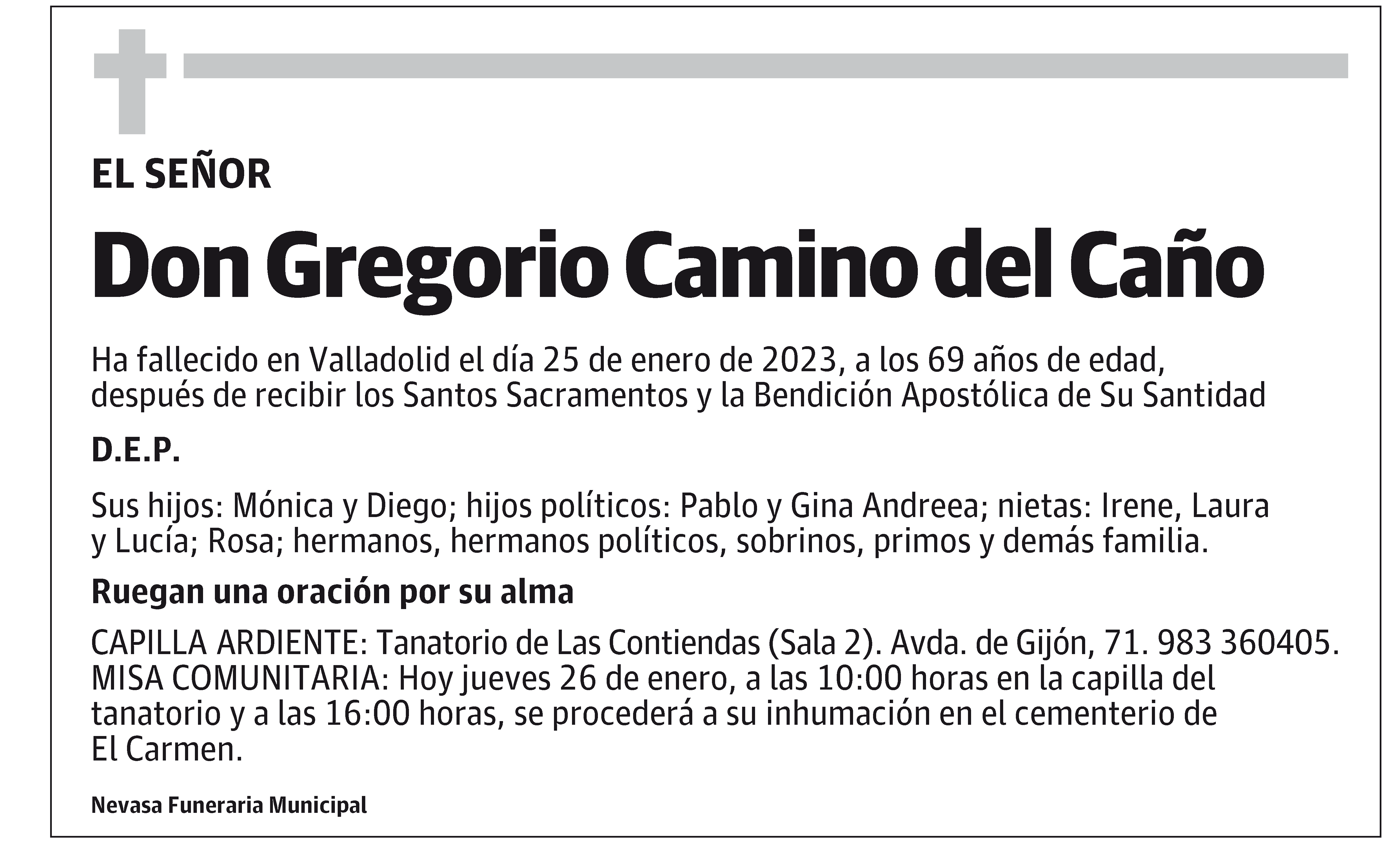 Gregorio Camino del Caño