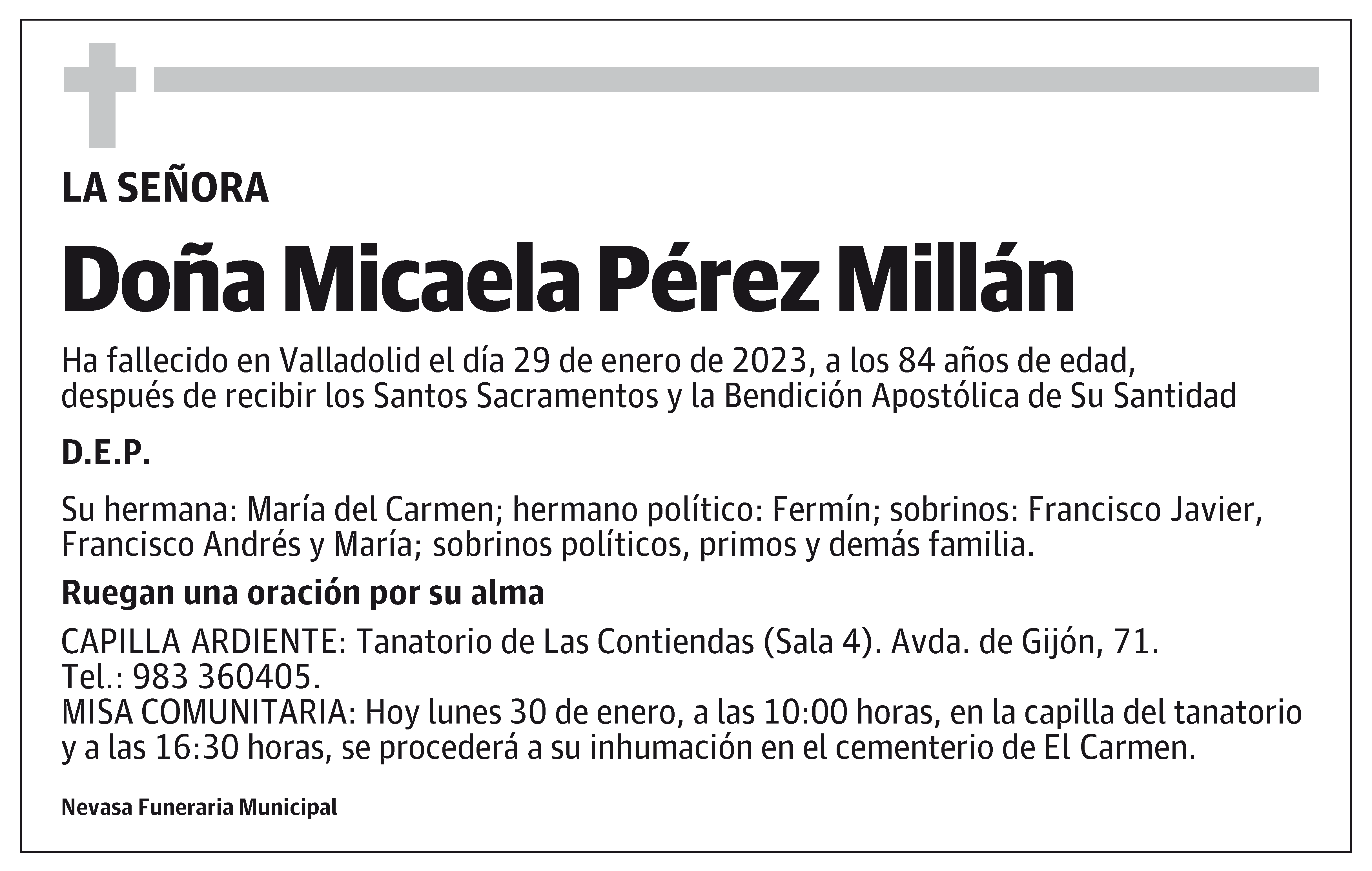 Micaela Pérez Millán