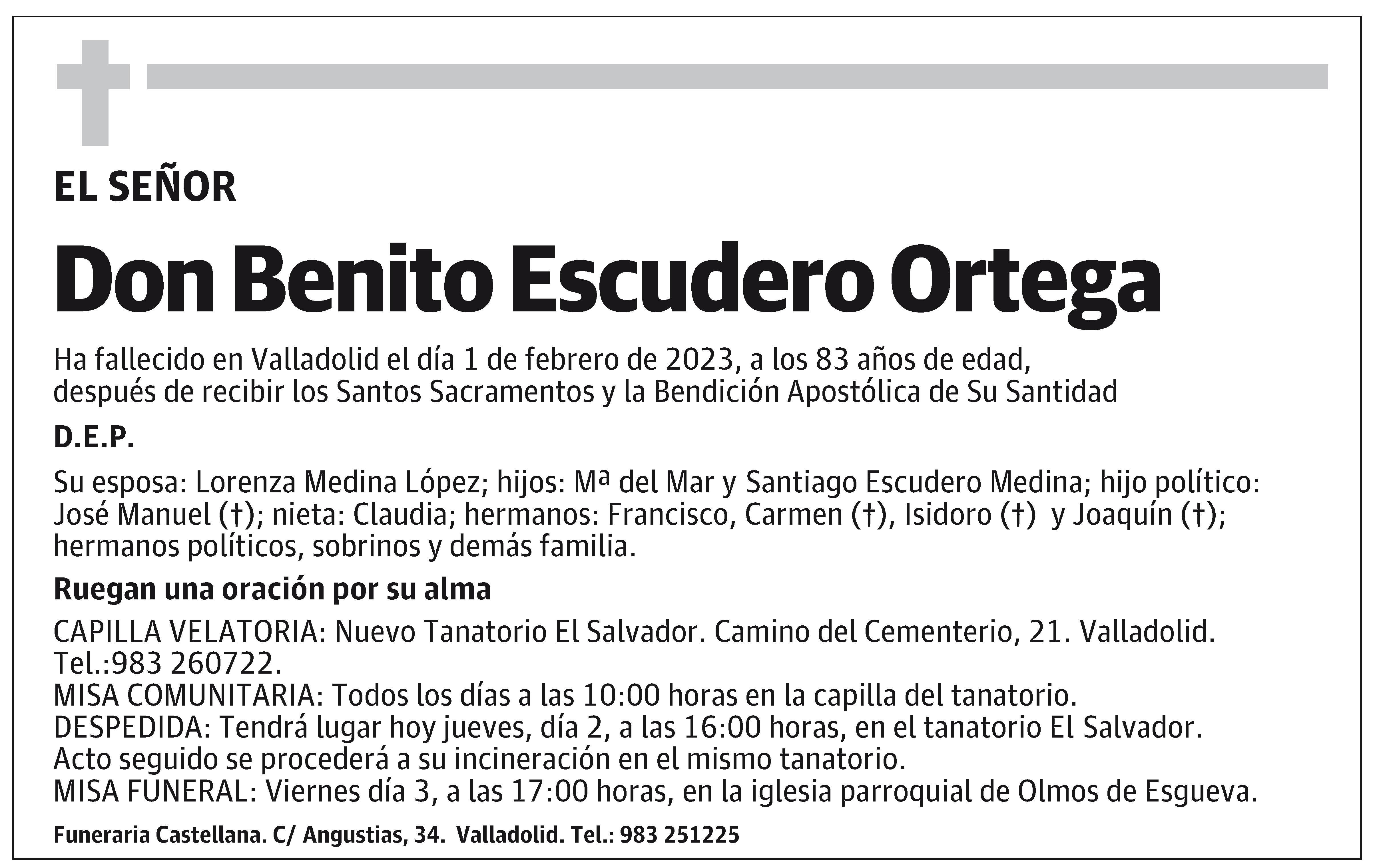 Benito Escudero Ortega