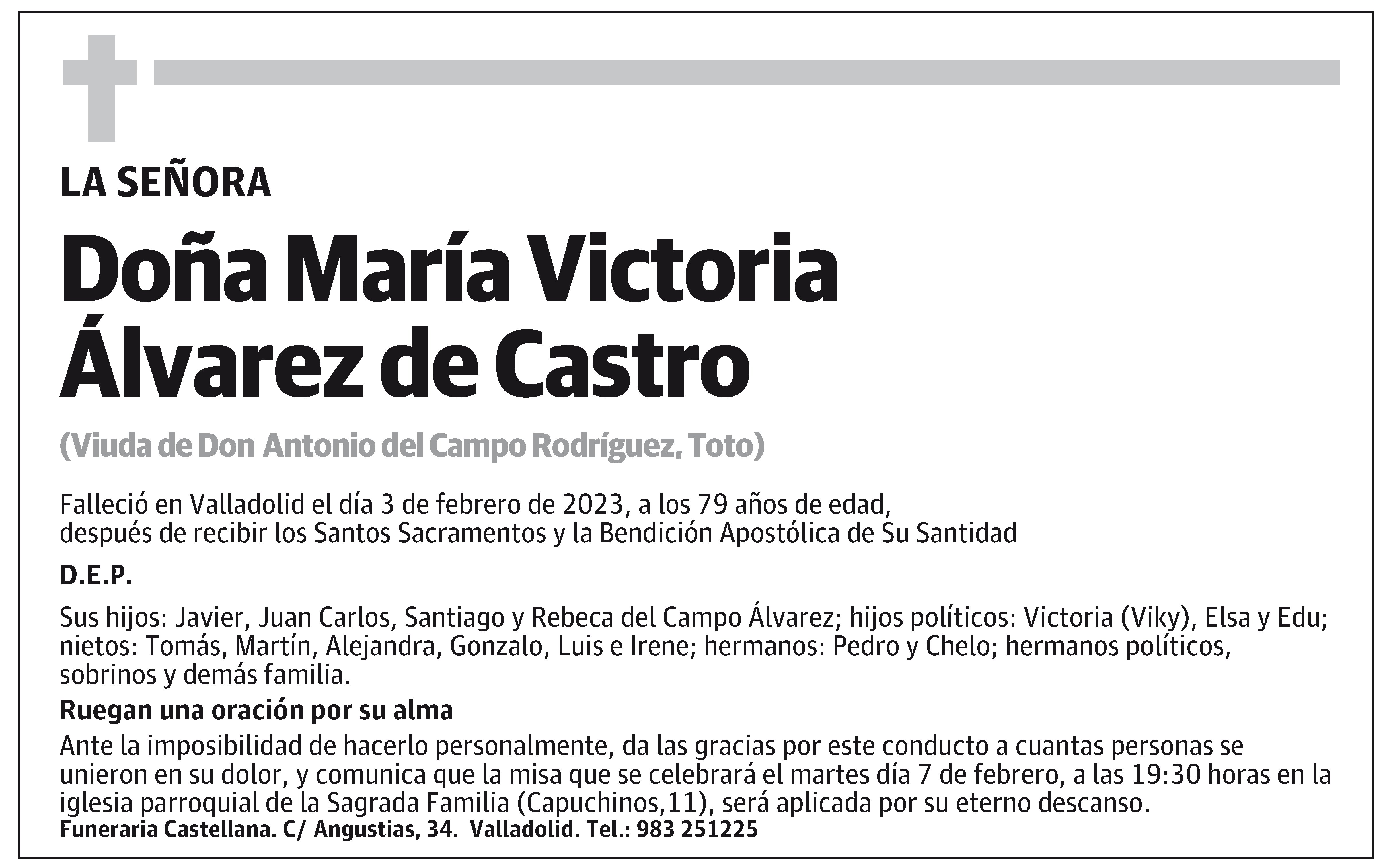 María Victoria Álvarez de Castro