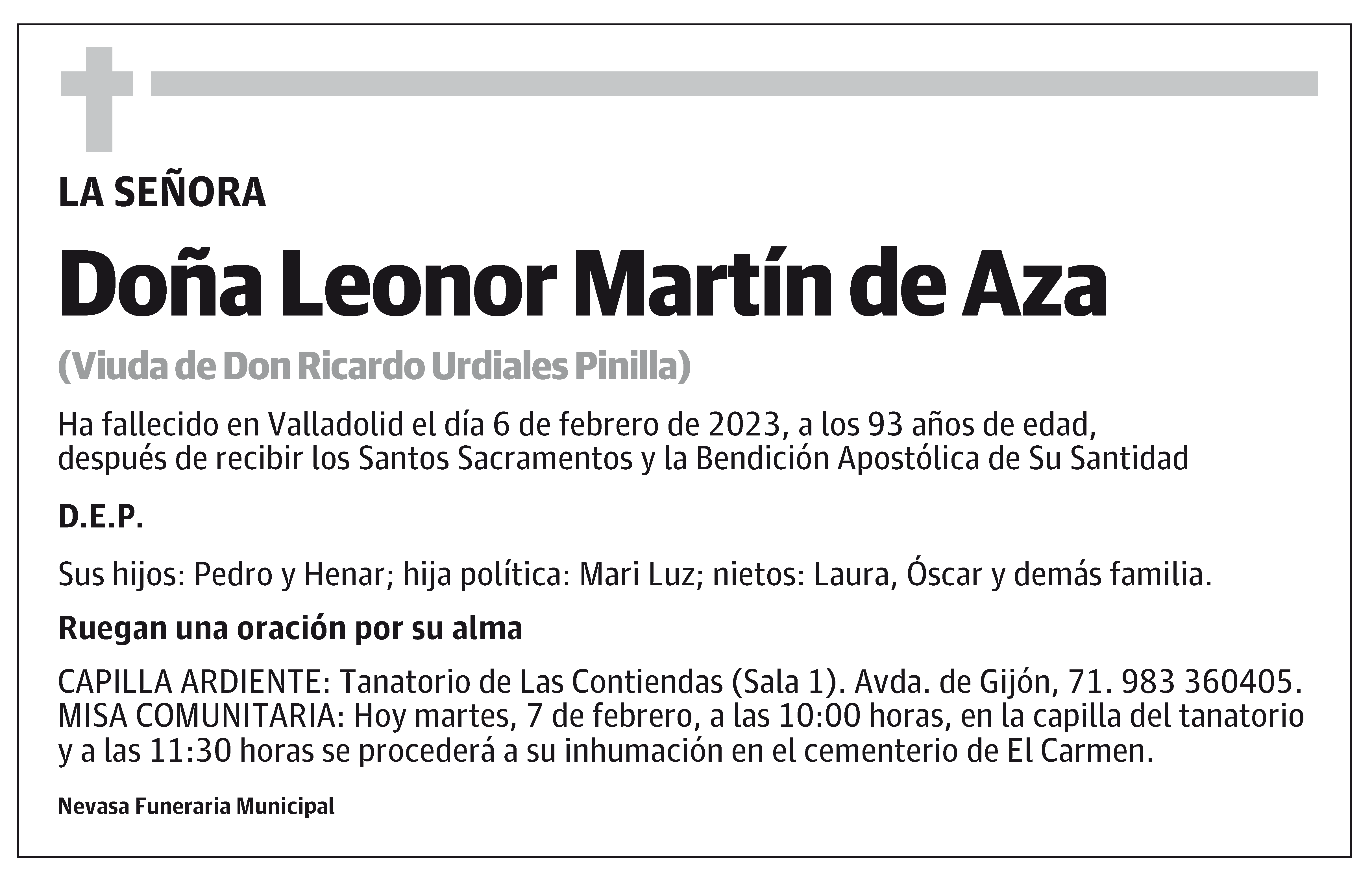 Leonor Martín de Aza