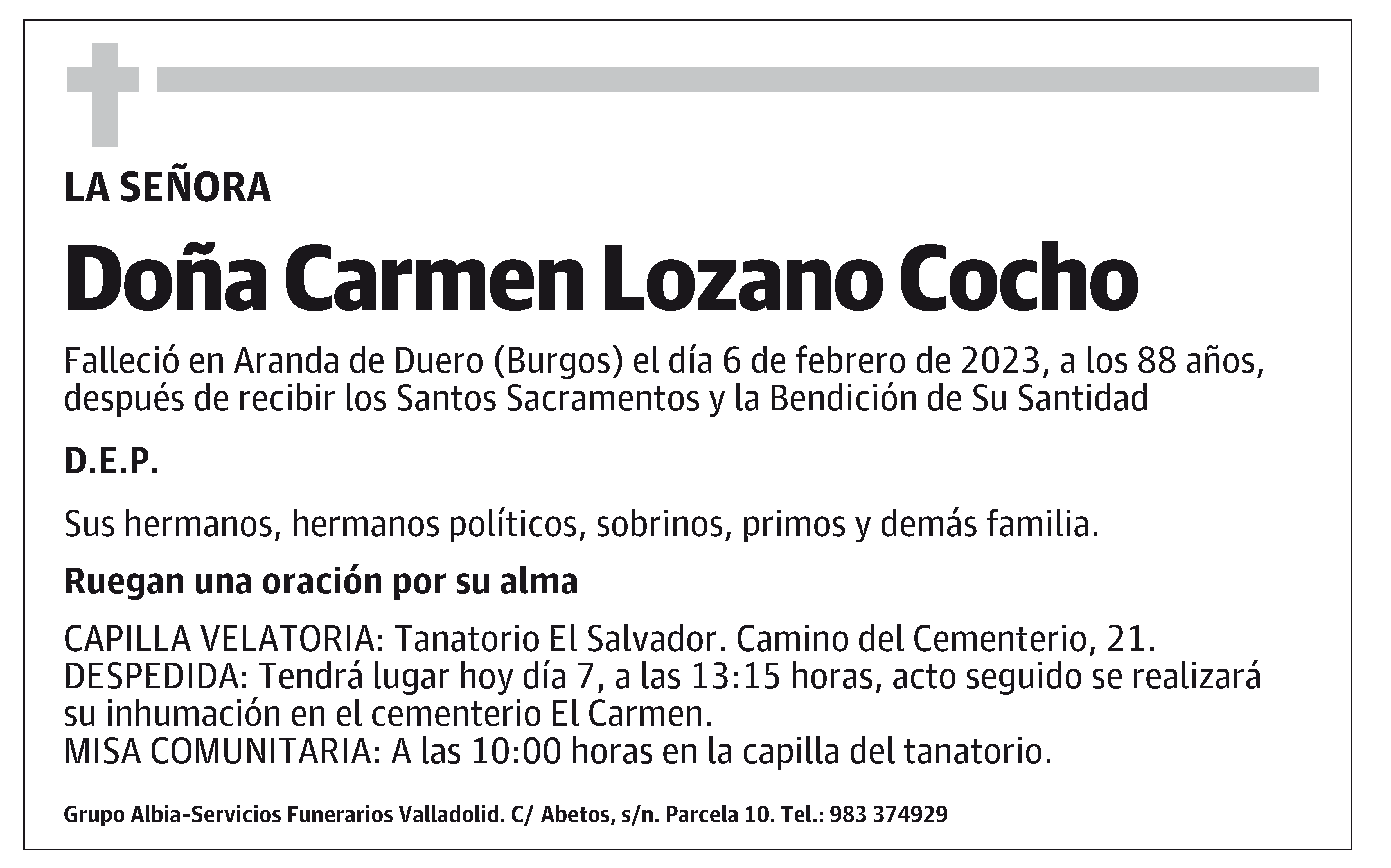 Carmen Lozano Cocho