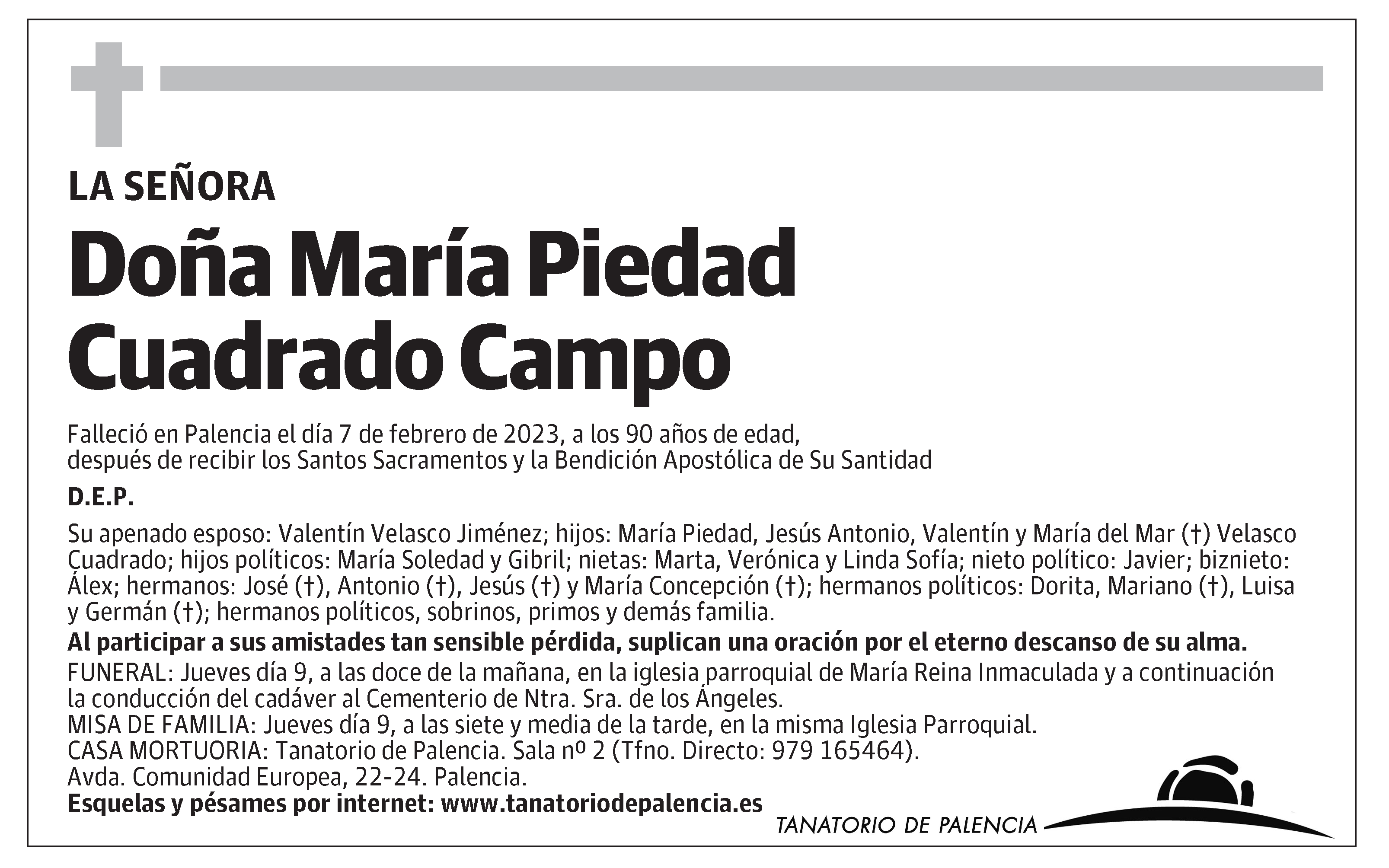 María Piedad Cuadrado Campo