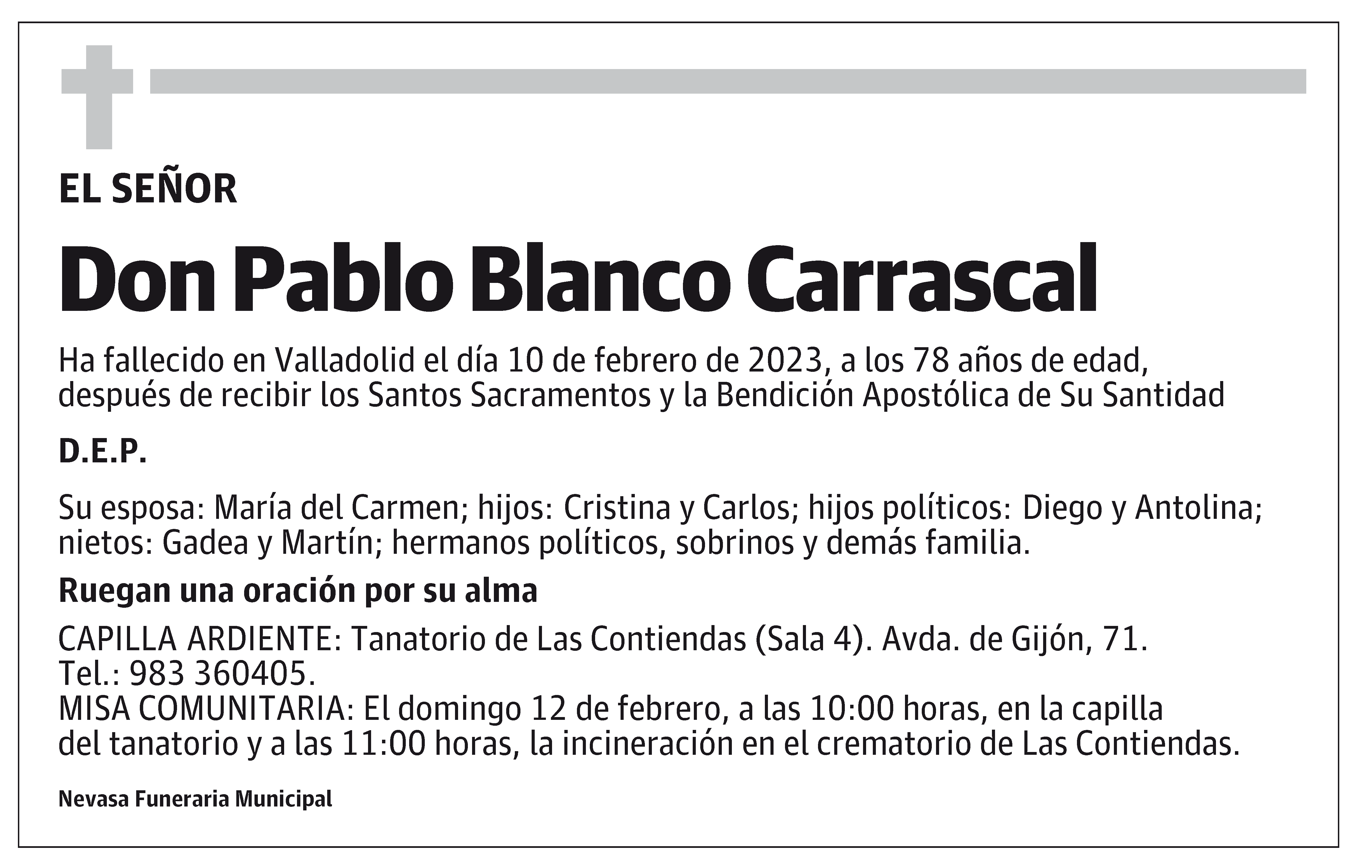 Pablo Blanco Carrascal