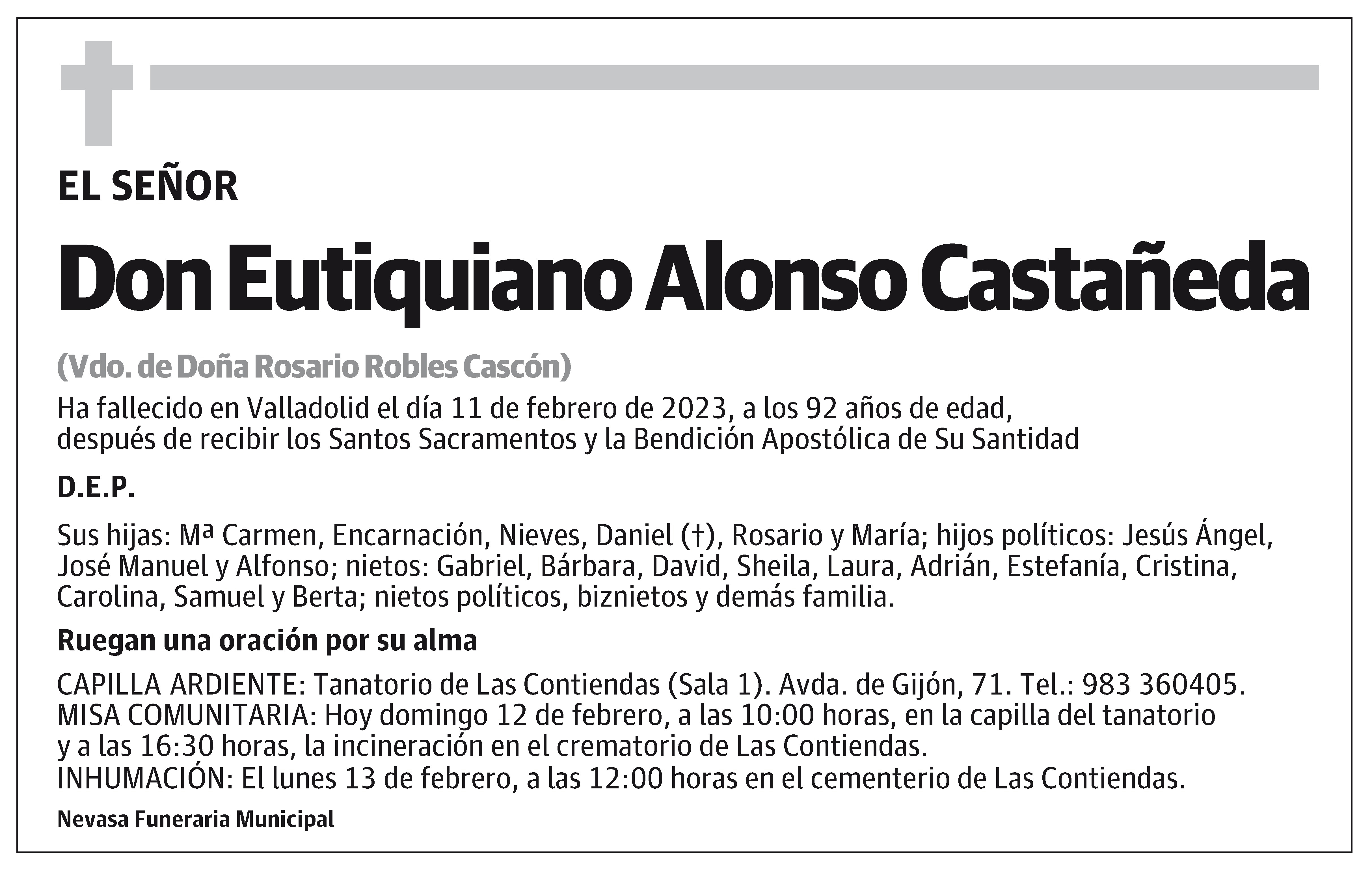 Eutiquiano Alonso Castañeda
