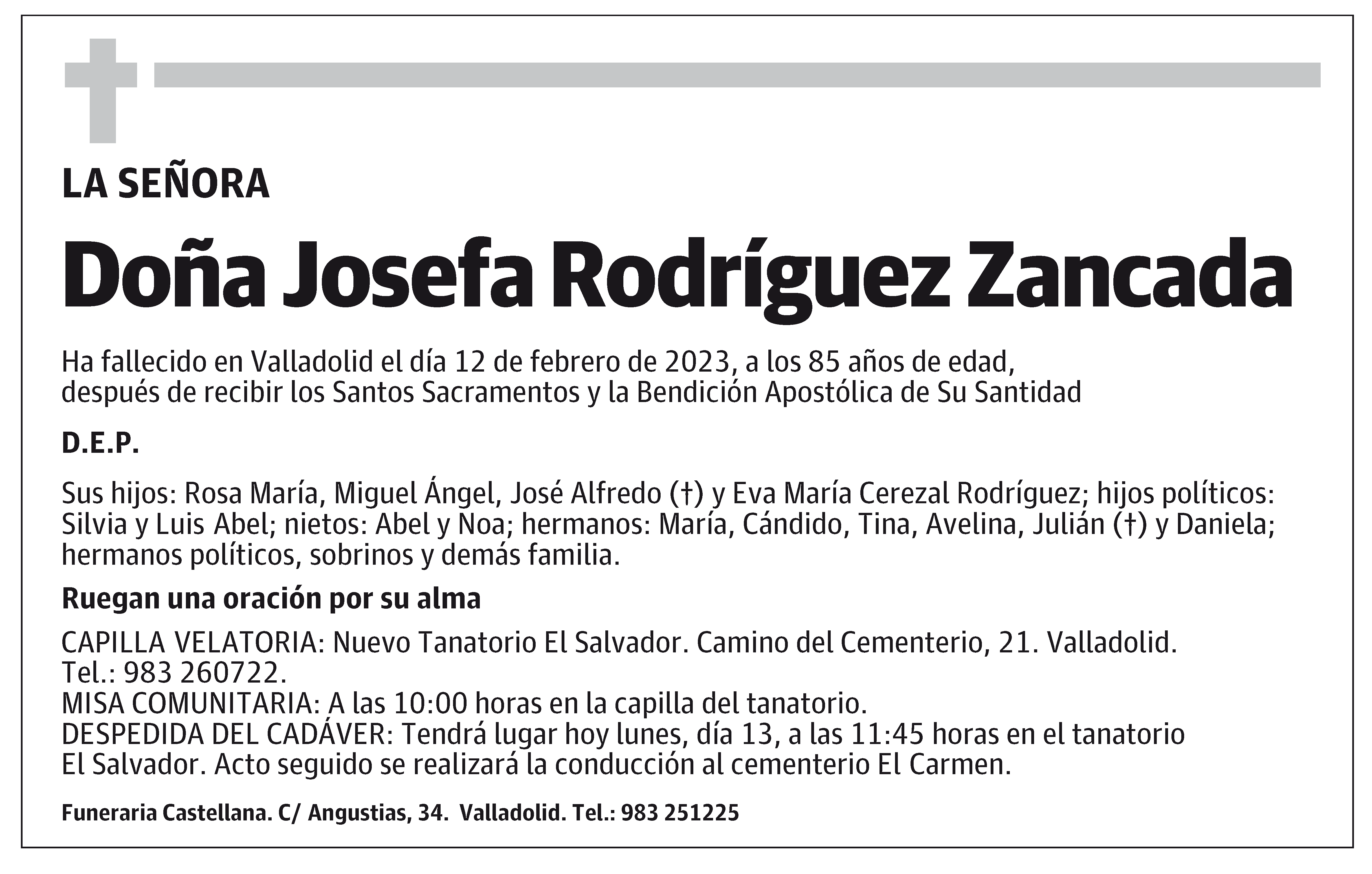 Josefa Rodríguez Zancada