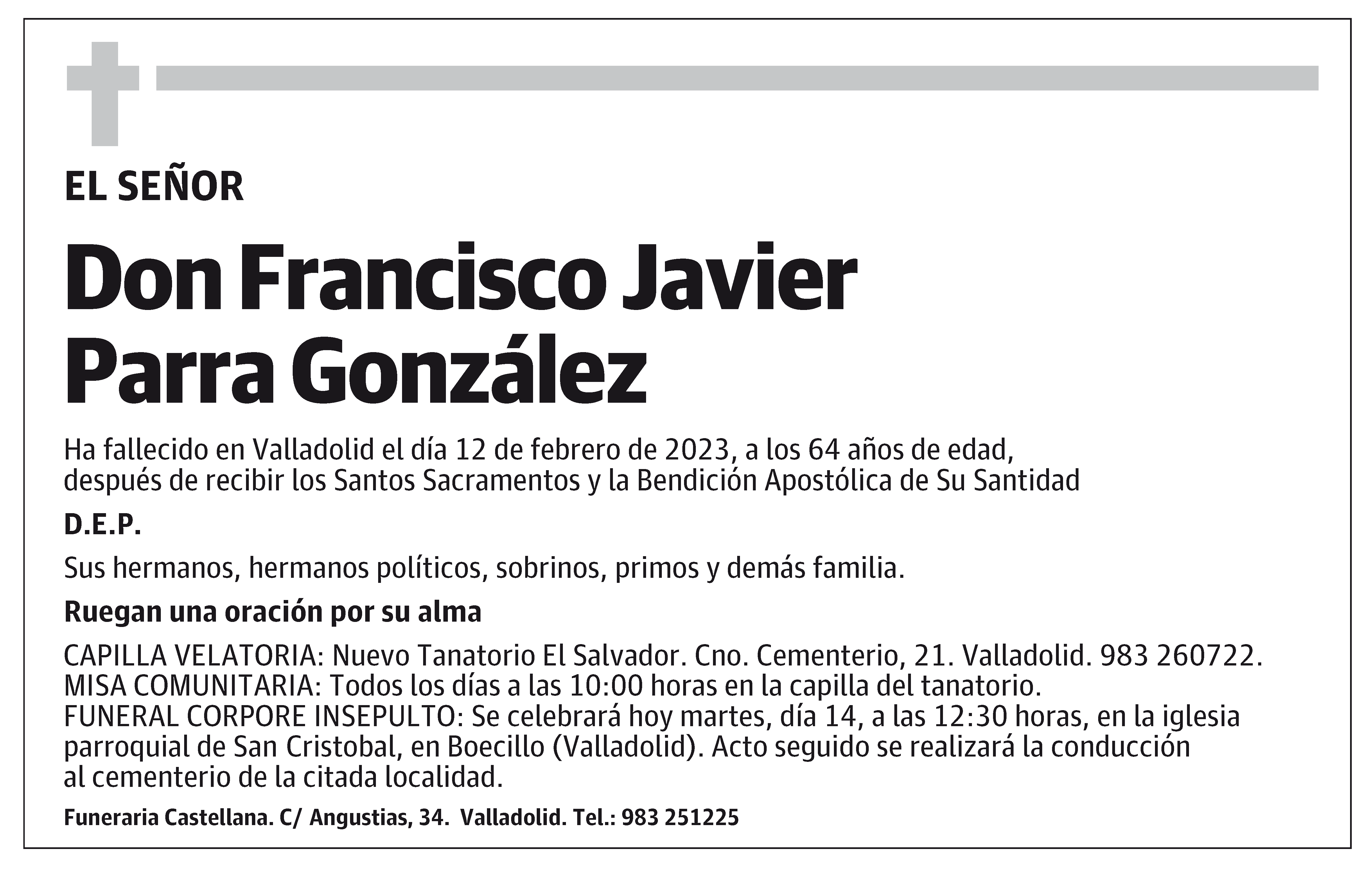 Francisco Javier Parra González