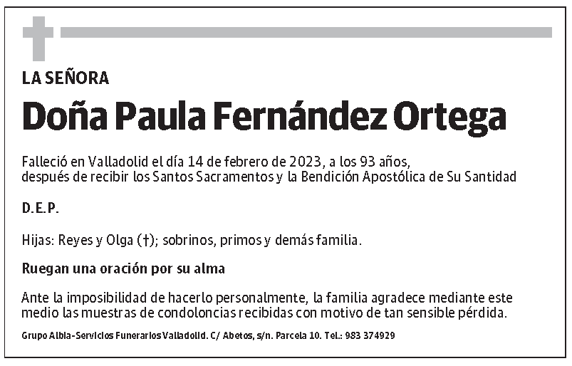 Paula Fernández Ortega