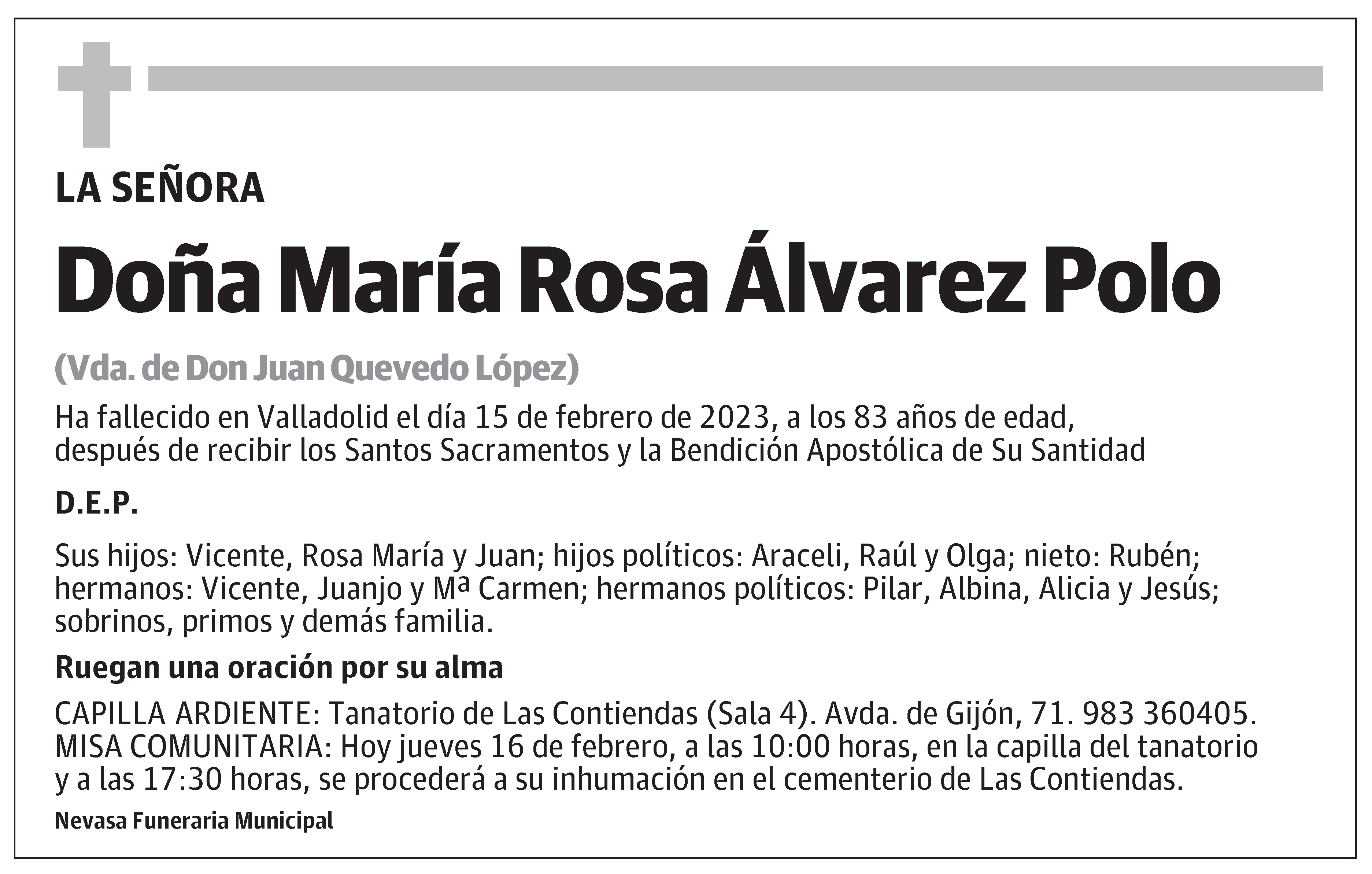 María Rosa Álvarez Polo