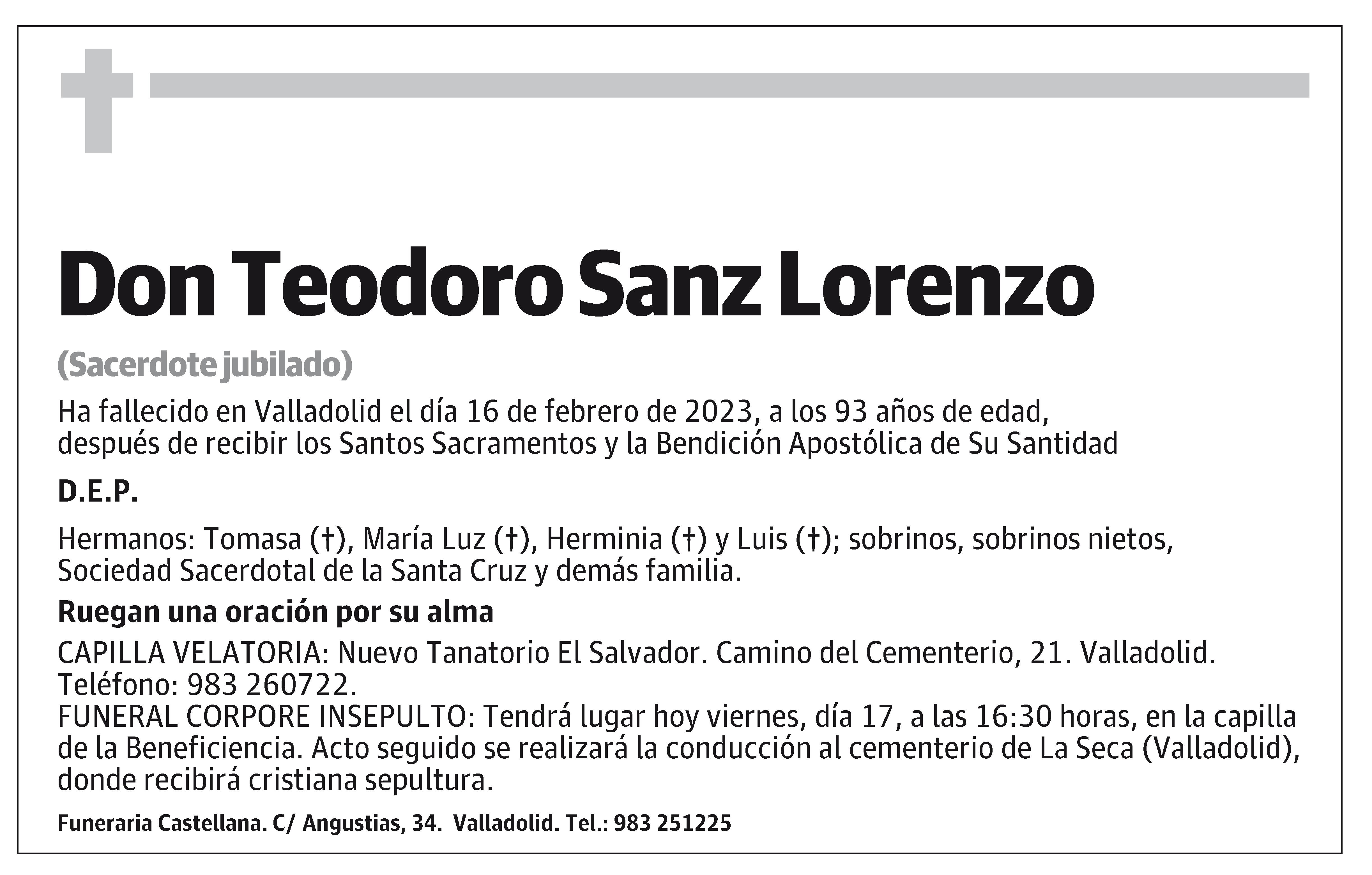 Teodoro Sanz Lorenzo