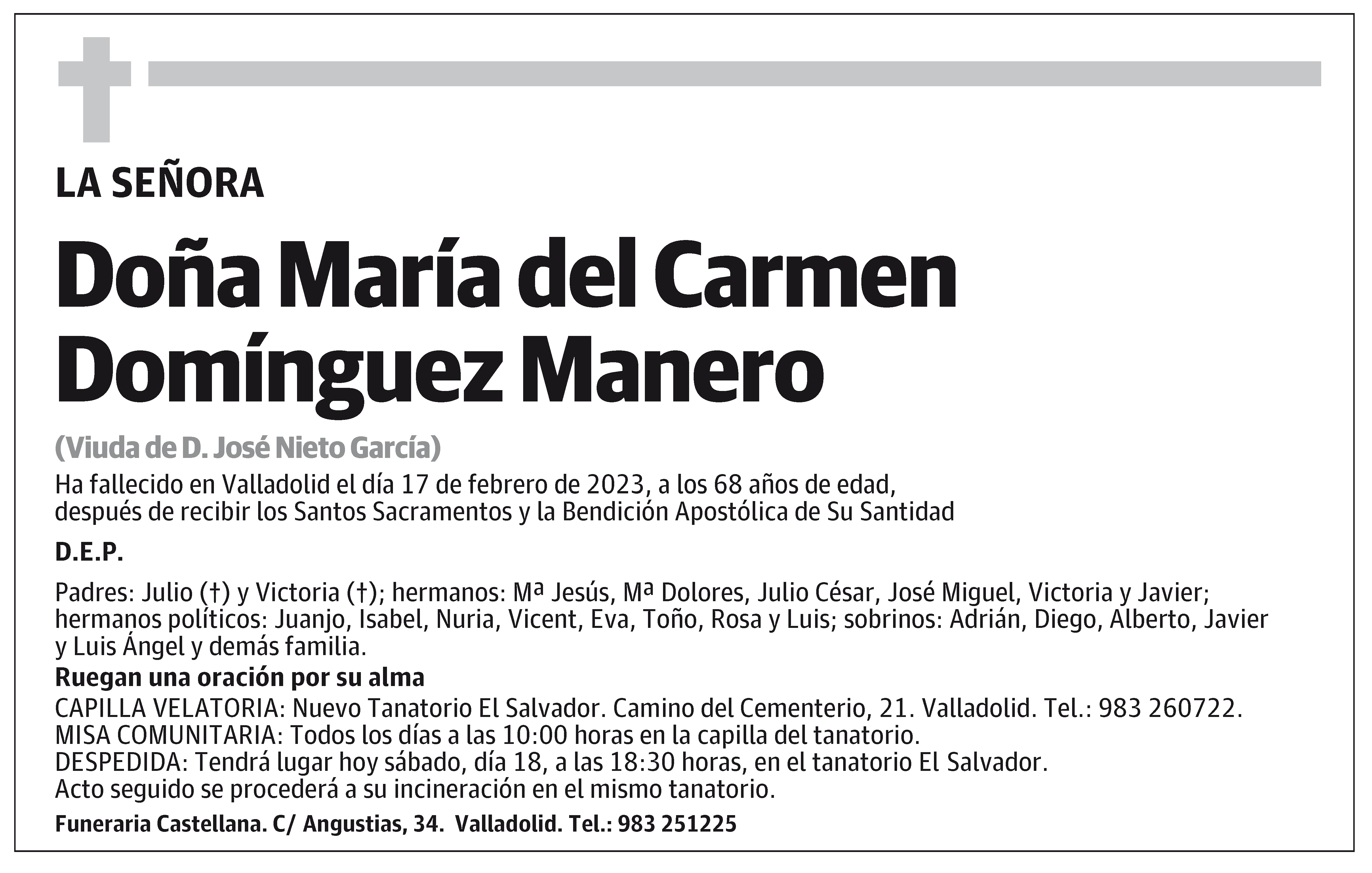María del Carmen Domínguez Manero