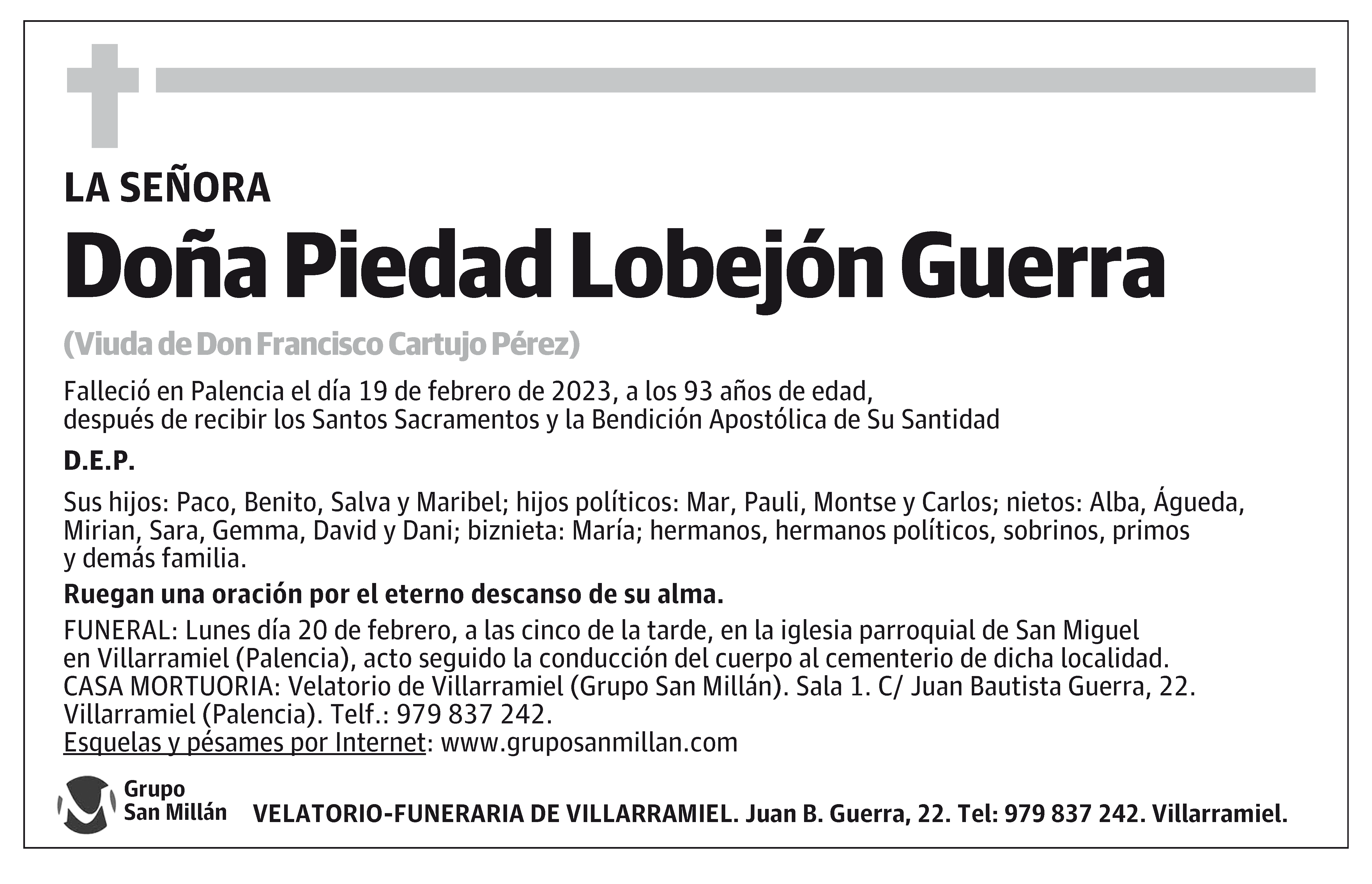 Piedad Lobejón Guerra