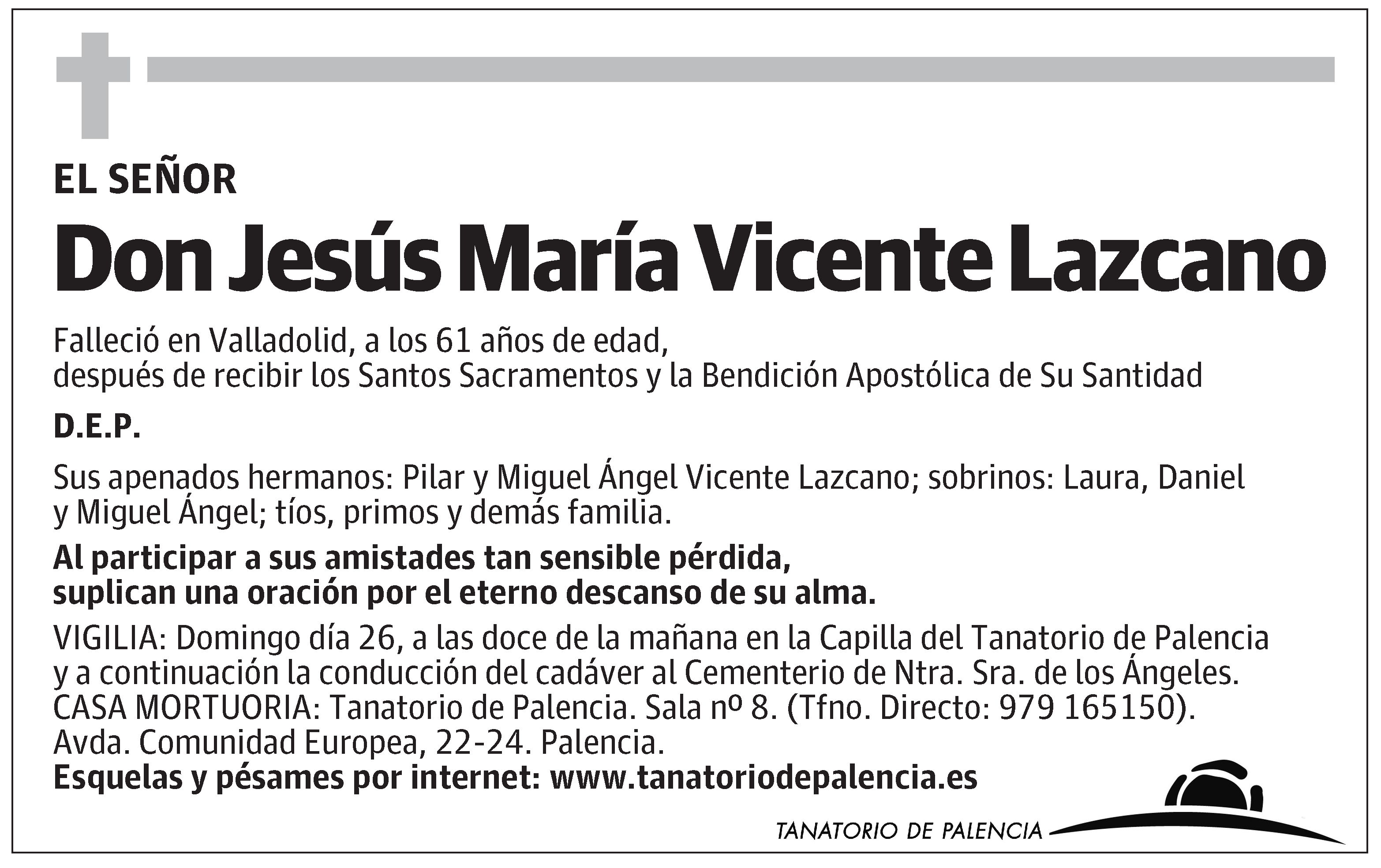 Jesús María Vicente Lazcano