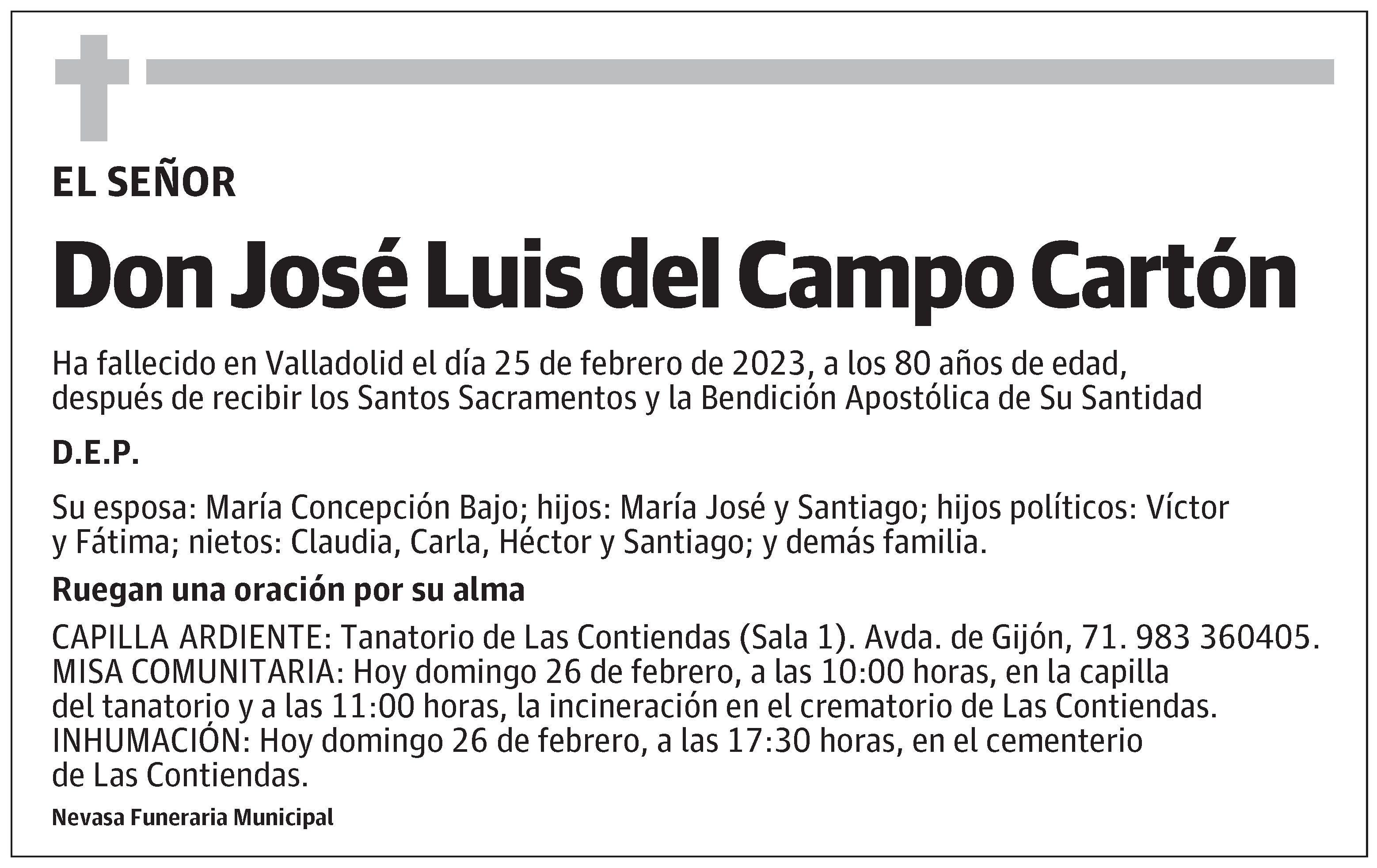 José Luis del Campo Cartón