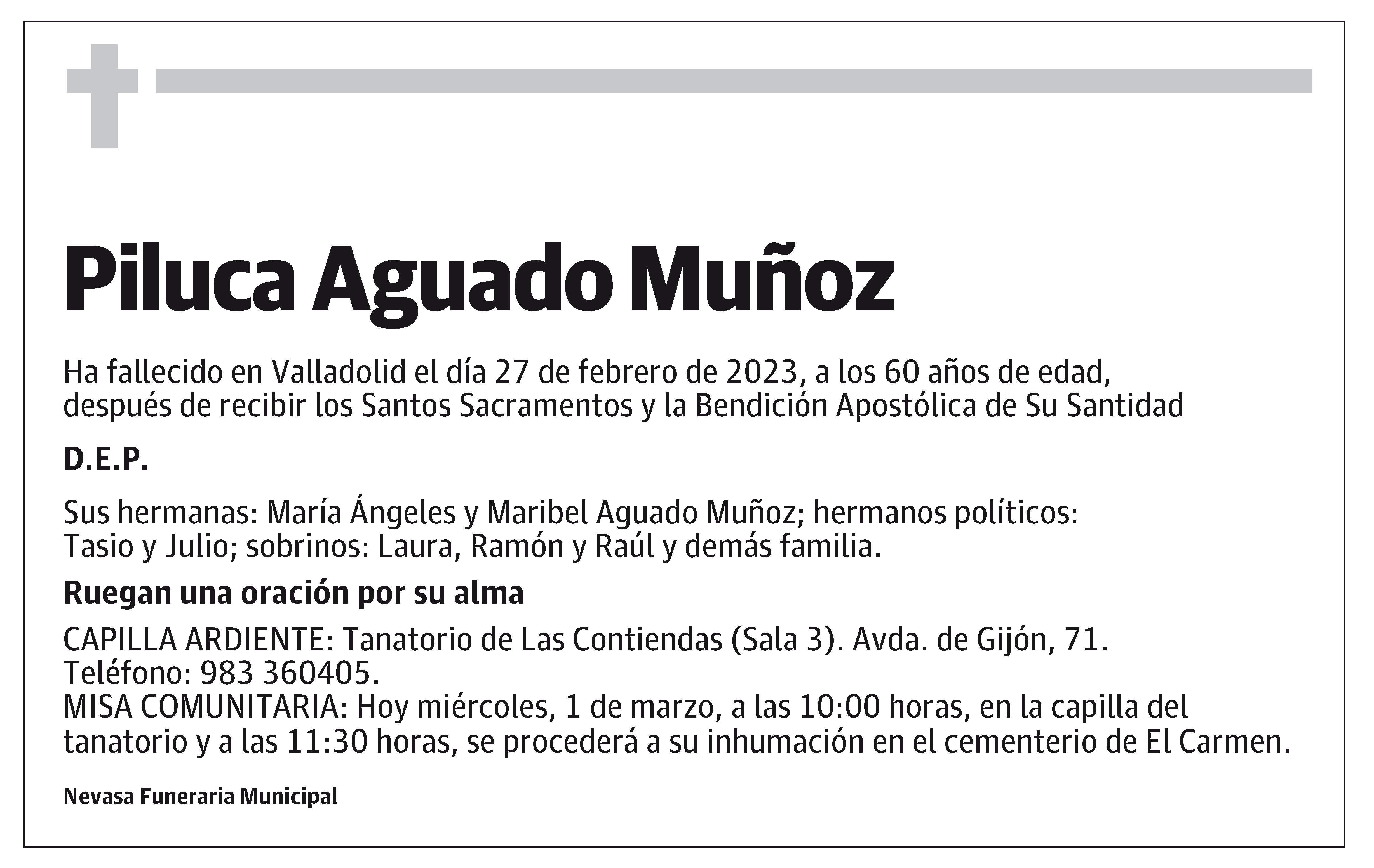 Piluca Aguado Muñoz