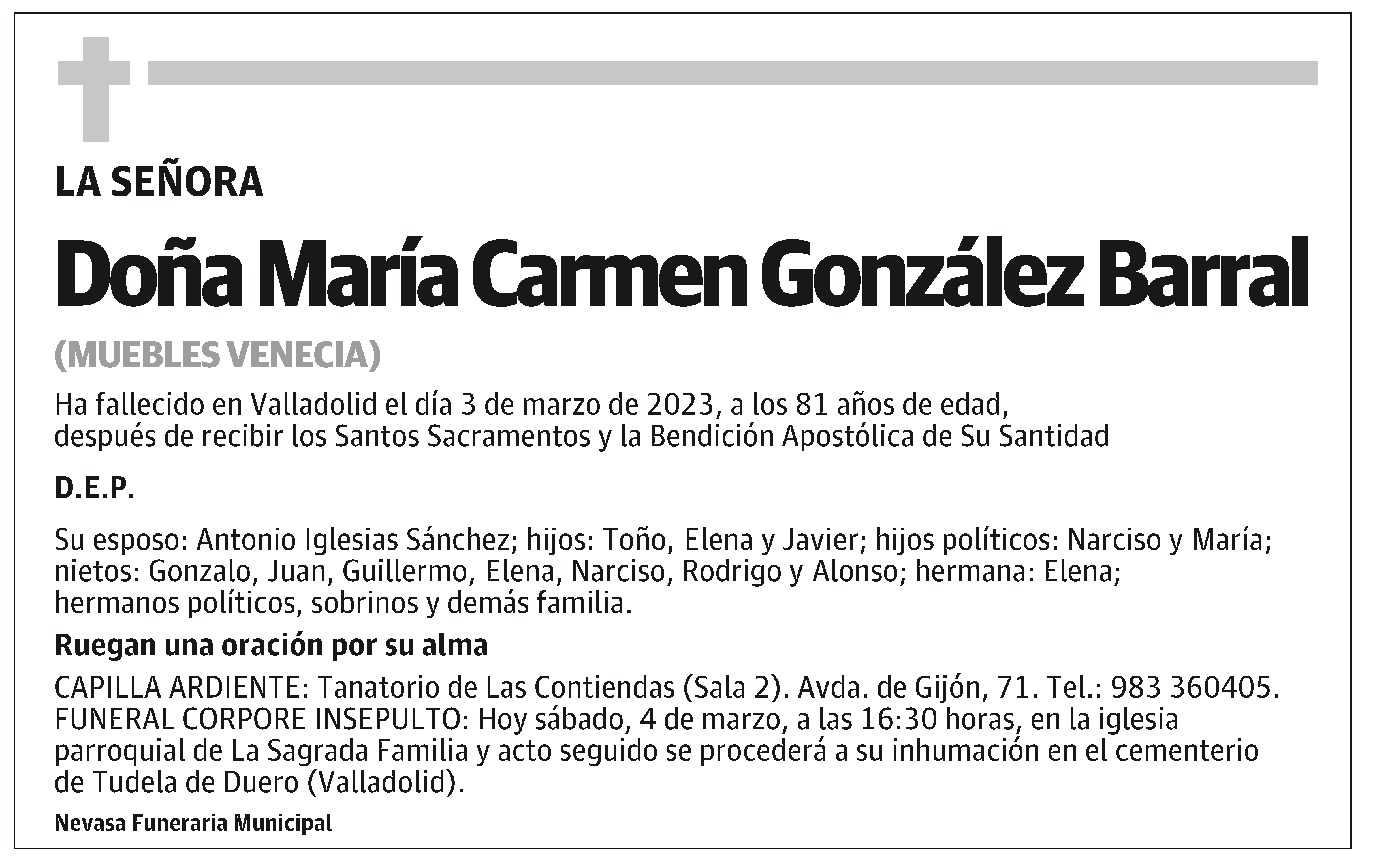 María Carmen González Barral