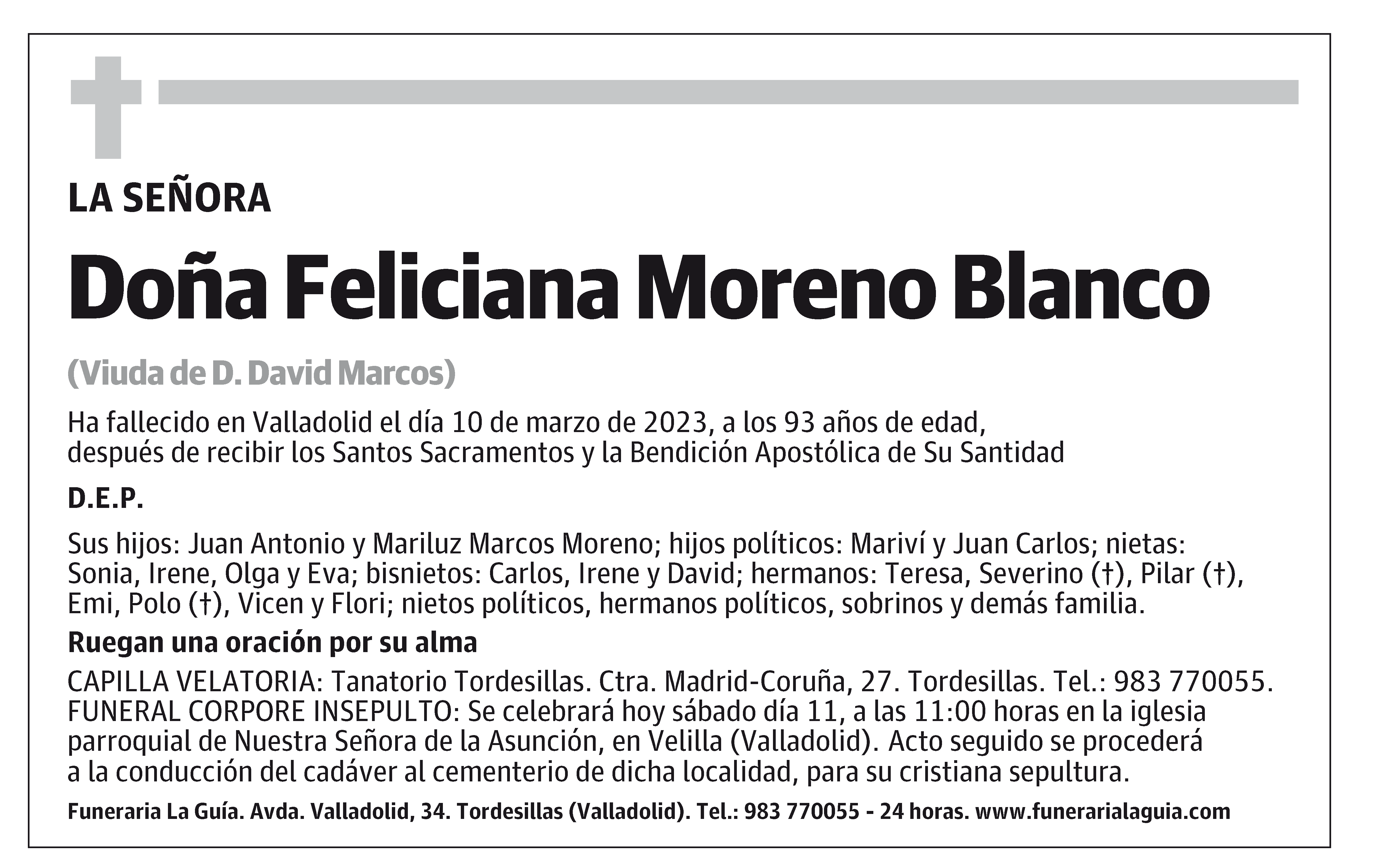 Feliciana Moreno Blanco