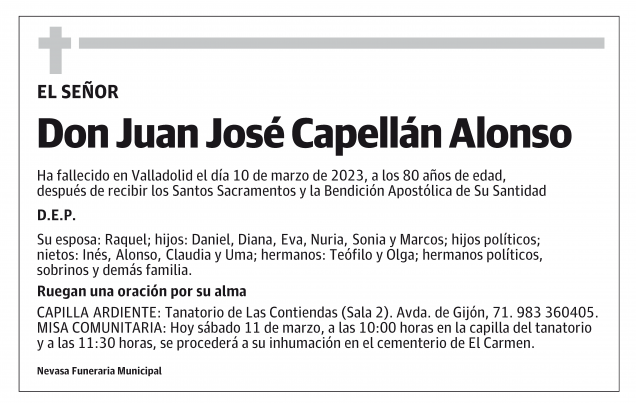Juan José Capellán Alonso