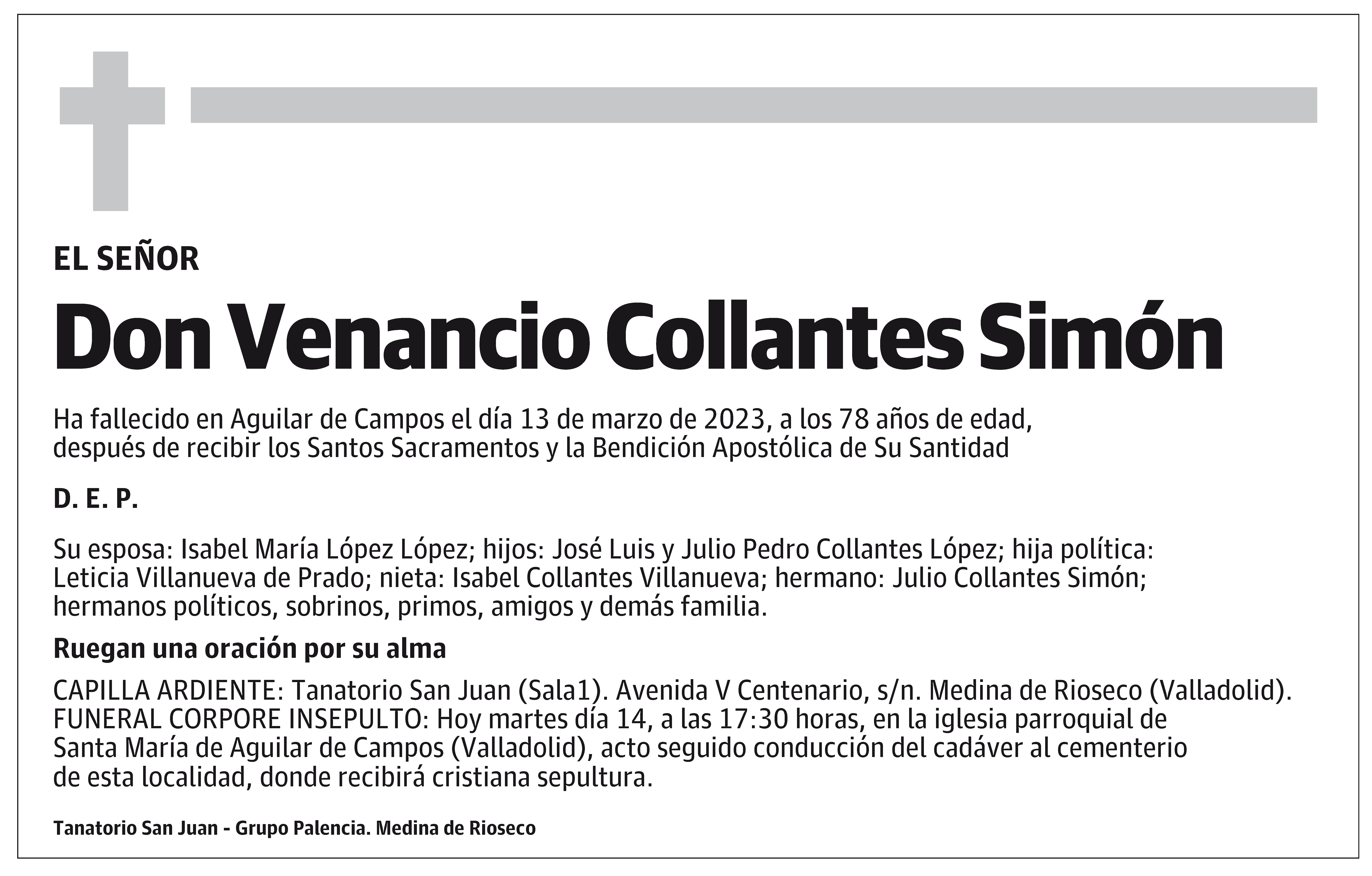 Venancio Collantes Simón