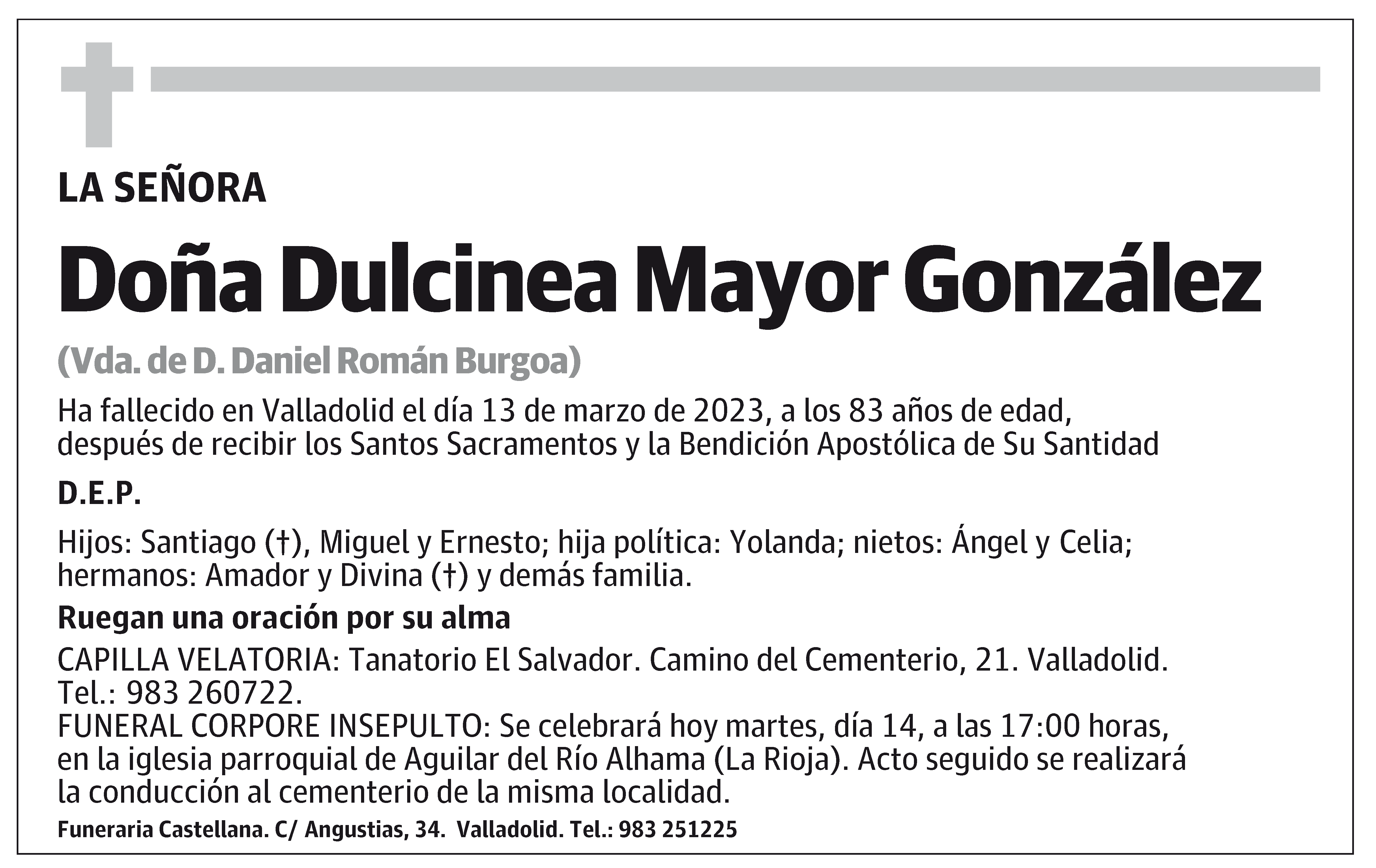 Dulcinea Mayor González