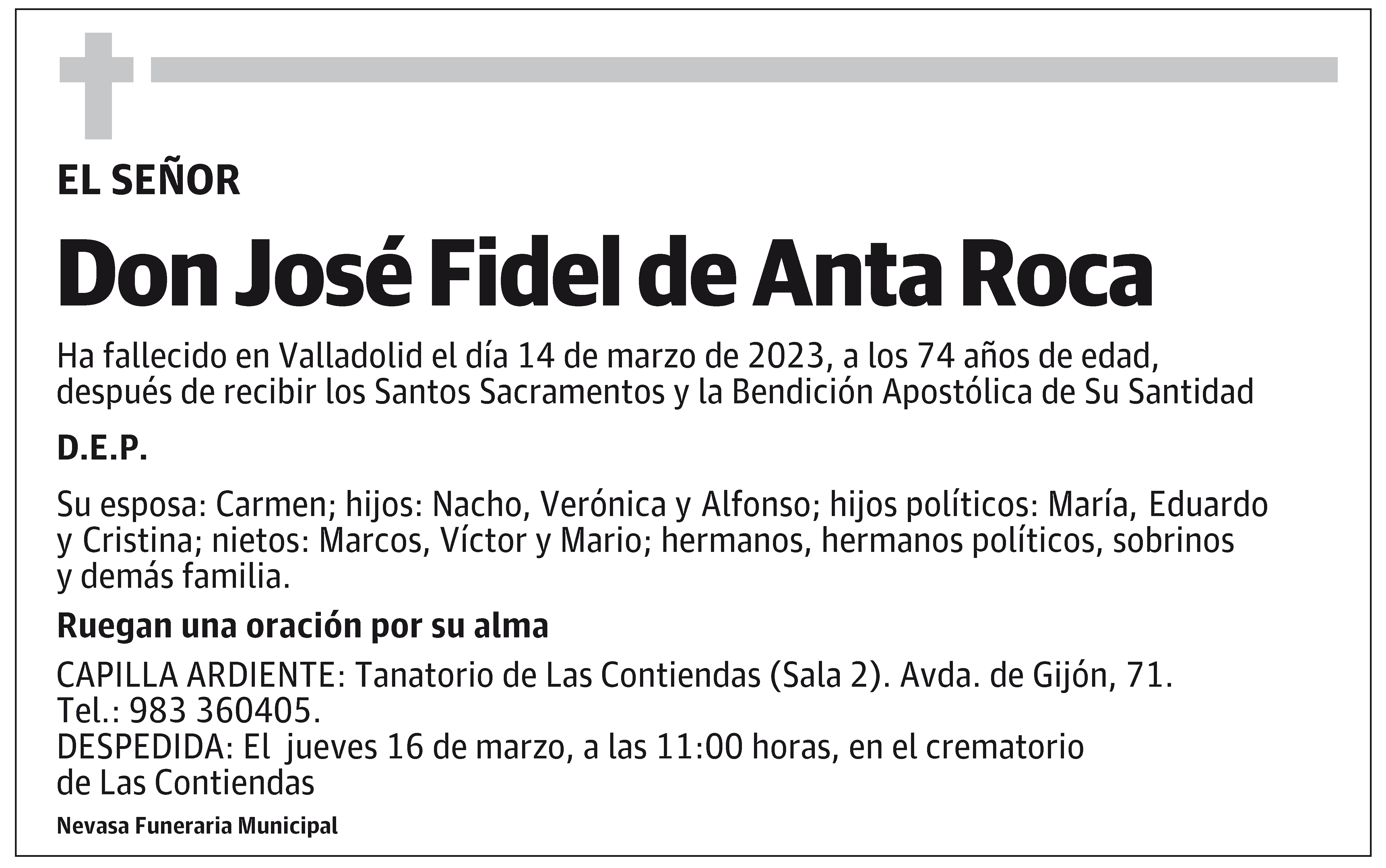 José Fidel de Anta Roca