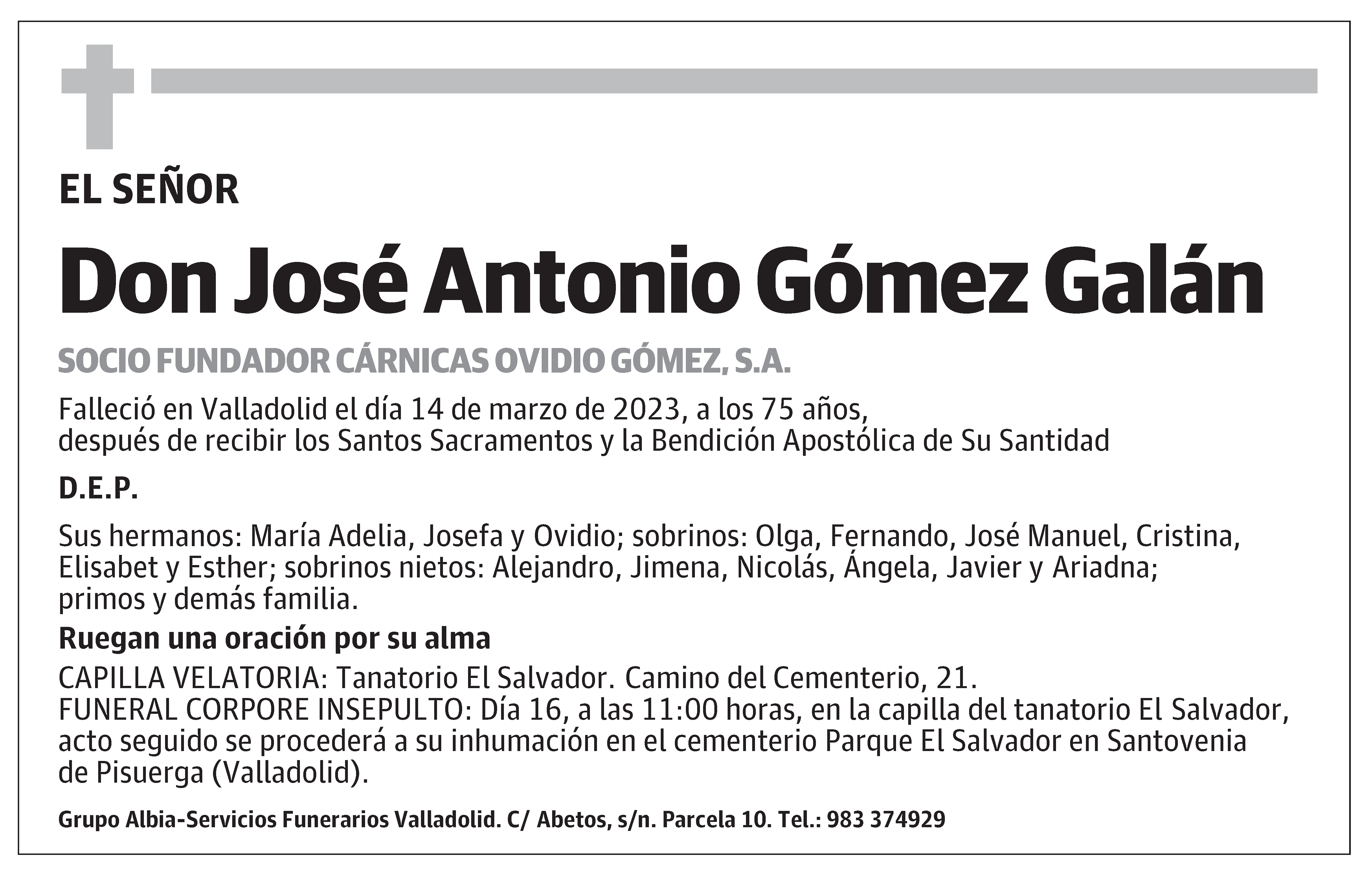 José Antonio Gómez Galán