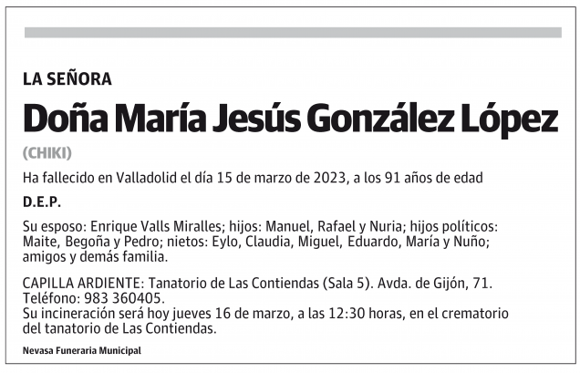 María Jesús González López