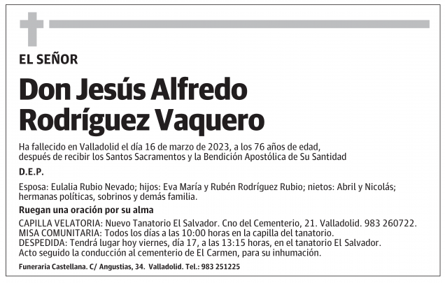Jesús Alfredo Rodríguez Vaquero