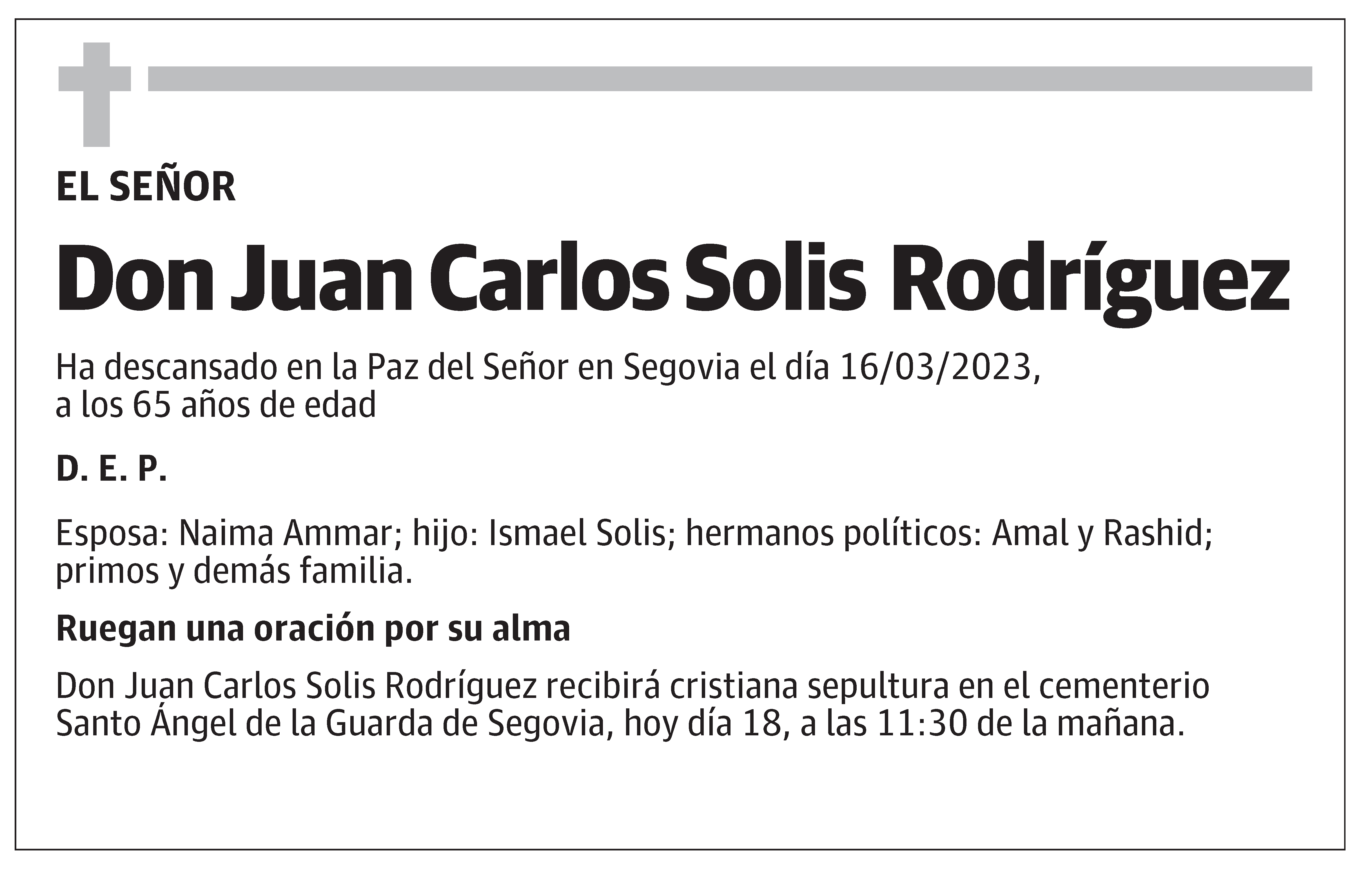 Juan Carlos Solis Rodríguez