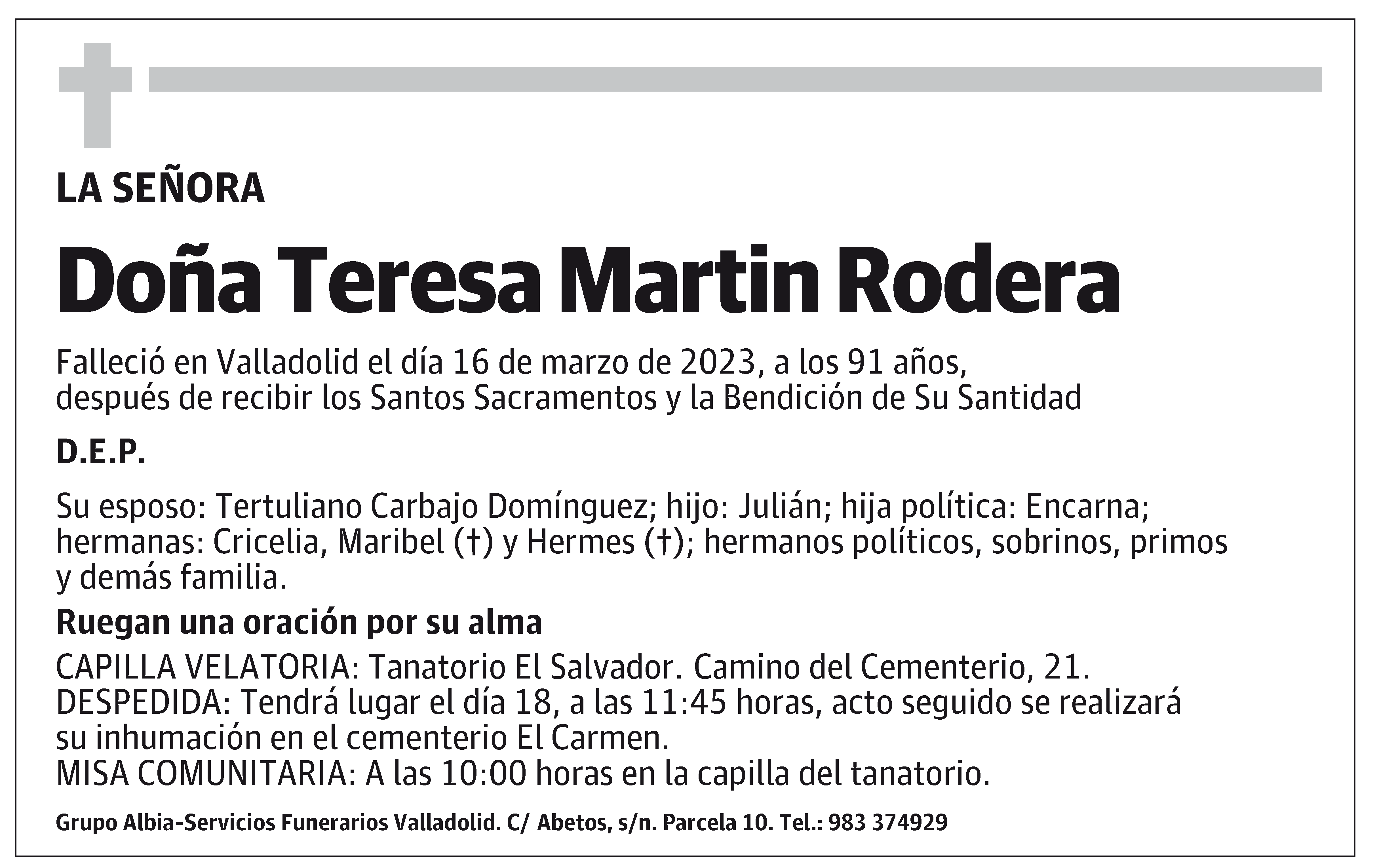 Teresa Martin Rodera