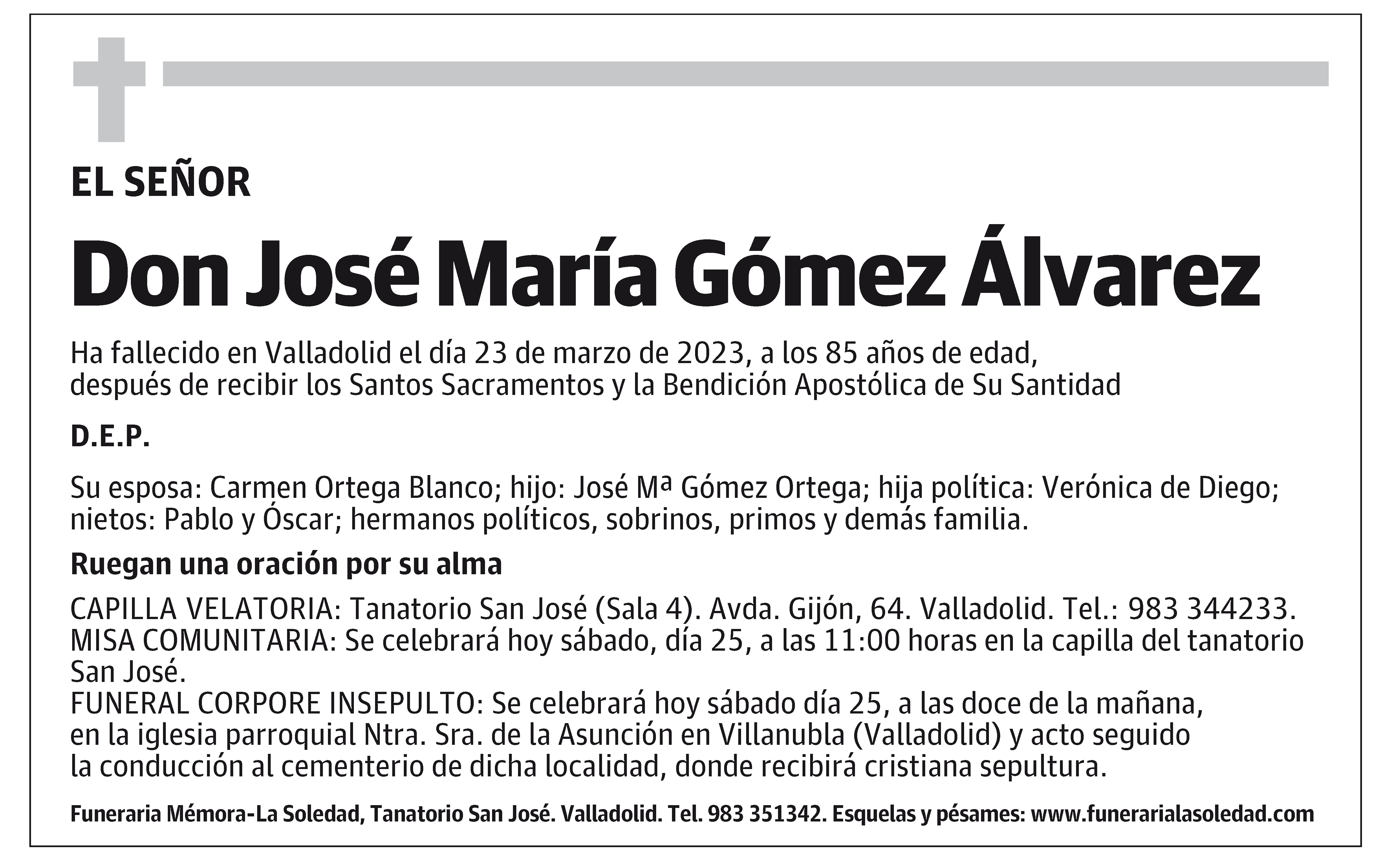 José María Gómez Álvarez