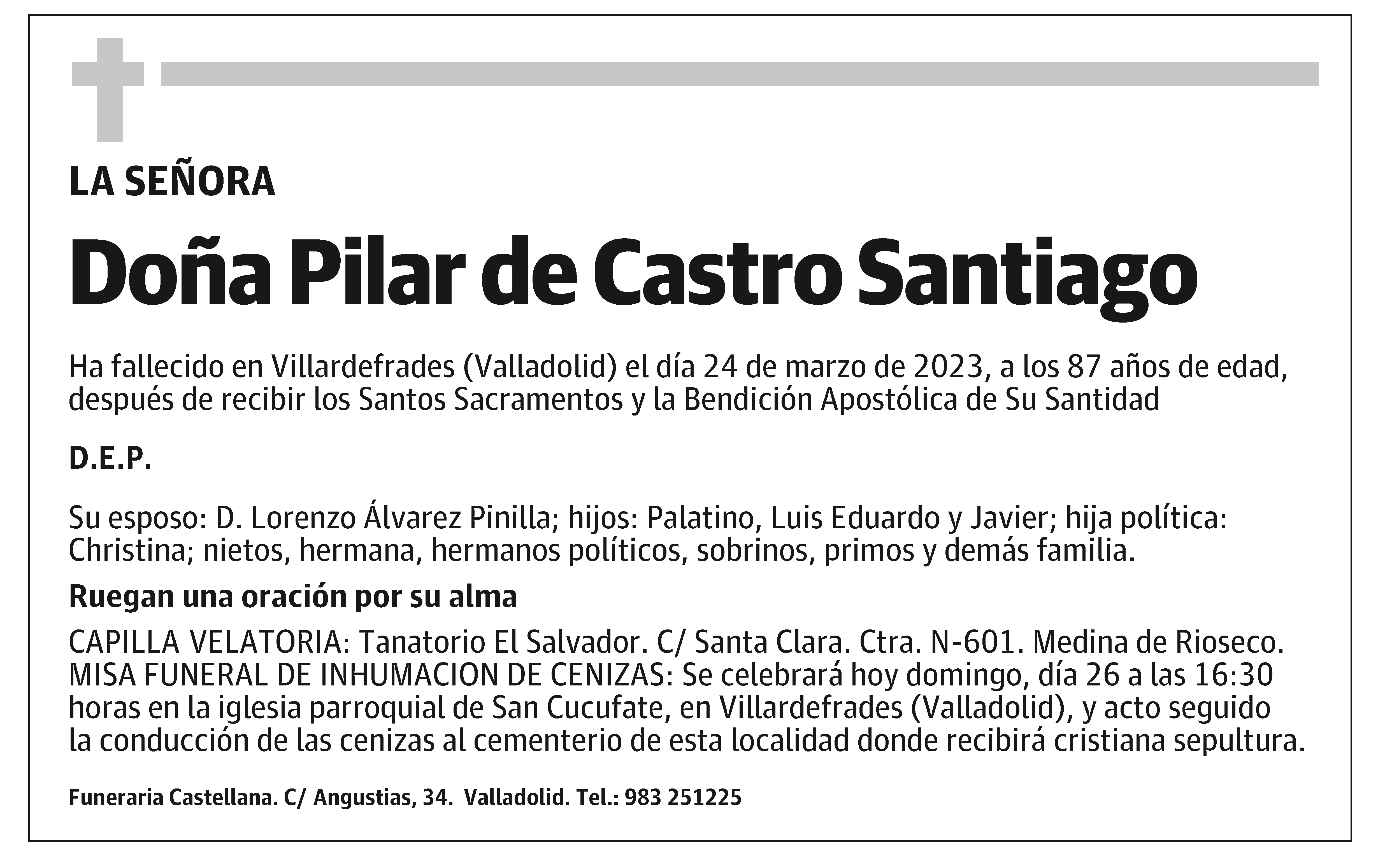 Pilar de Castro Santiago