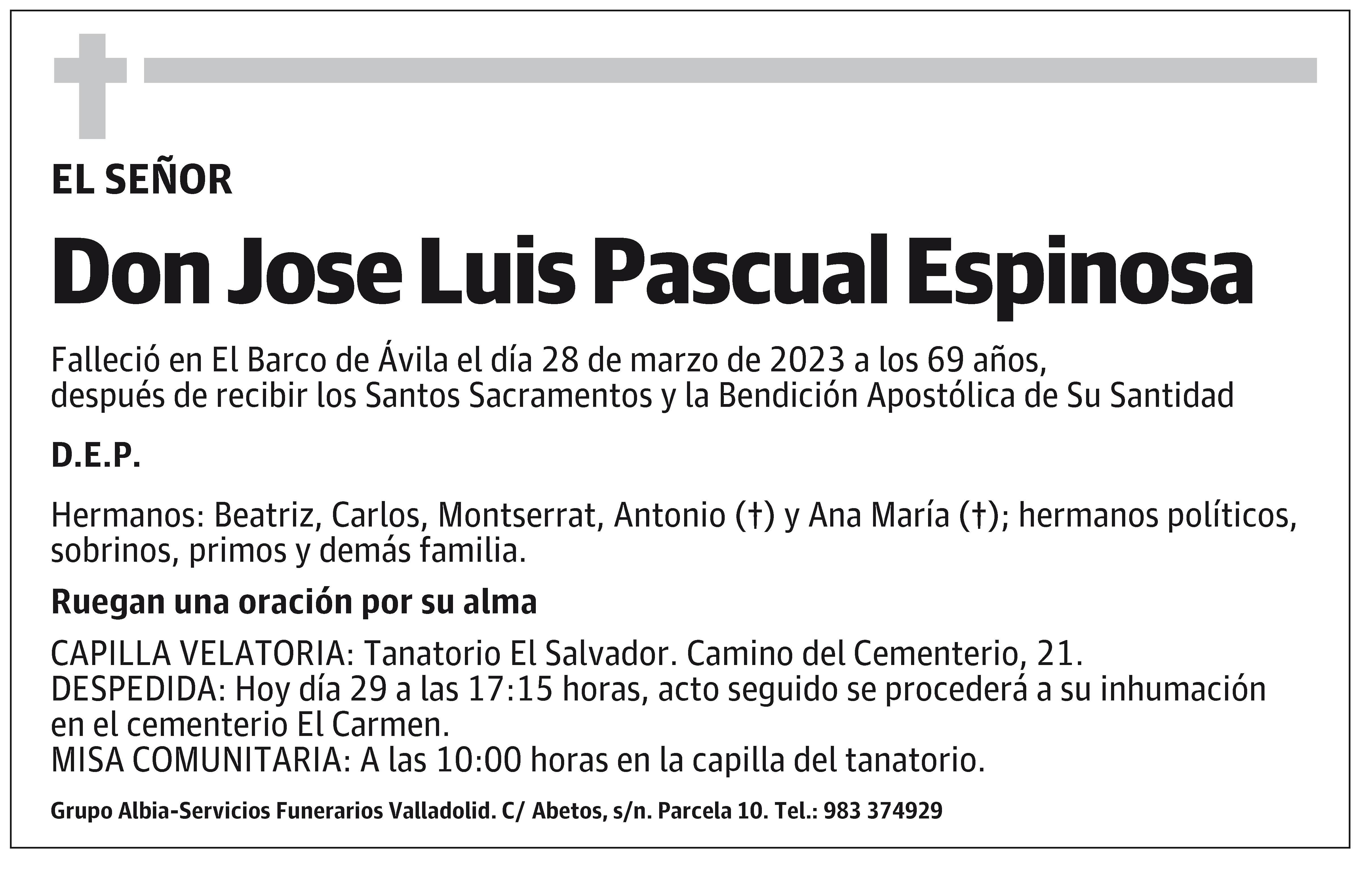 Jose Luis Pascual Espinosa