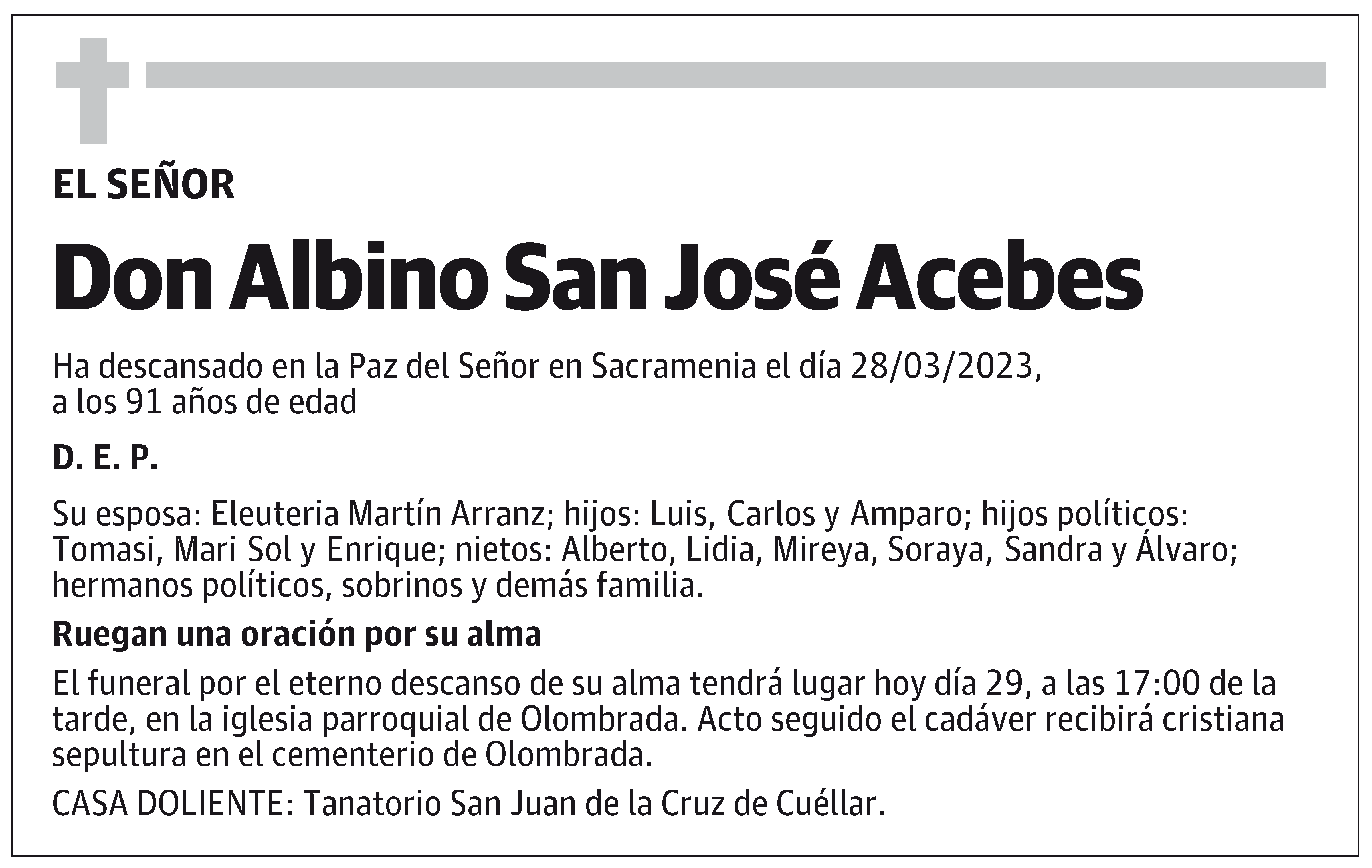 Albino San José Acebes