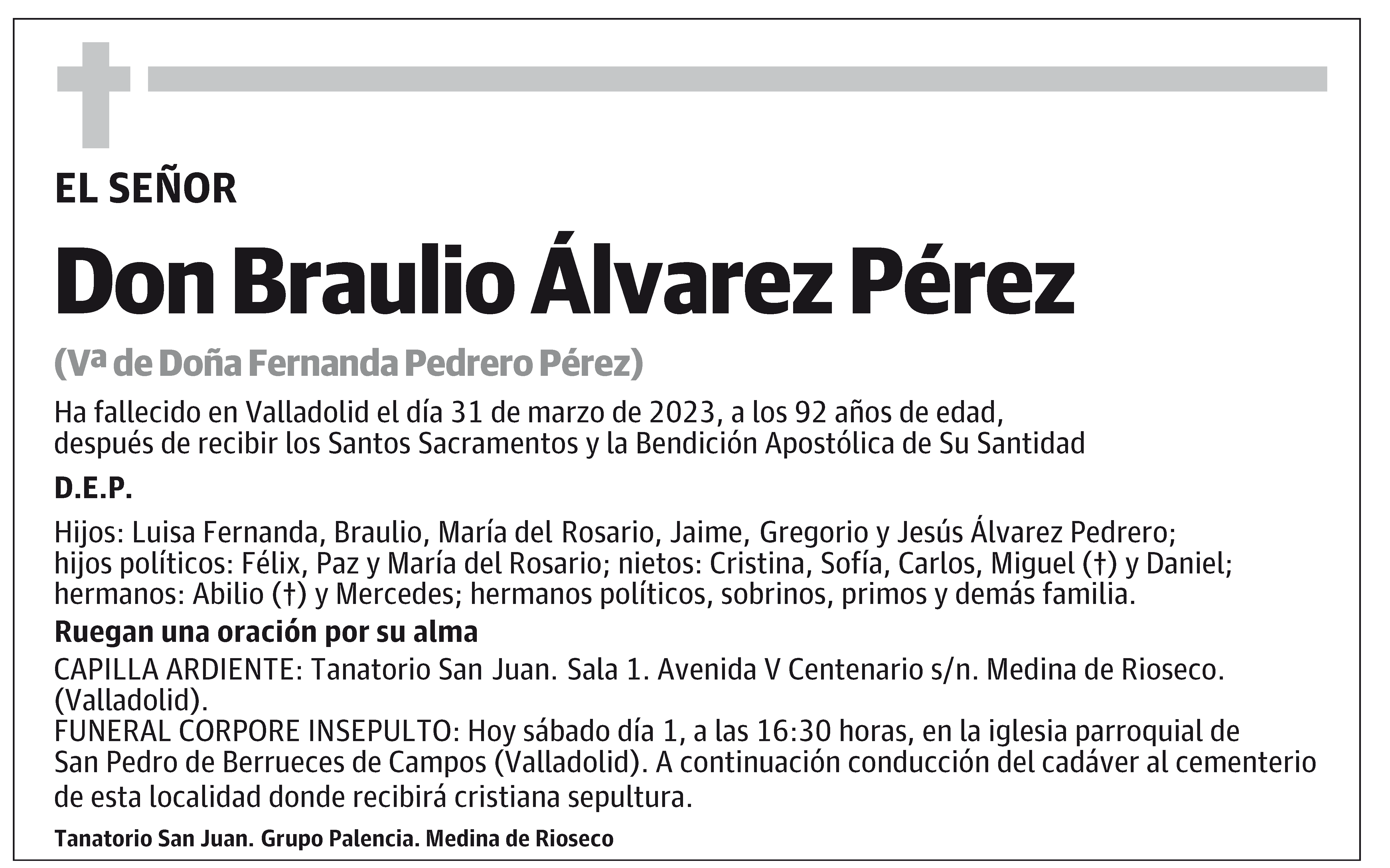 Braulio Álvarez Pérez