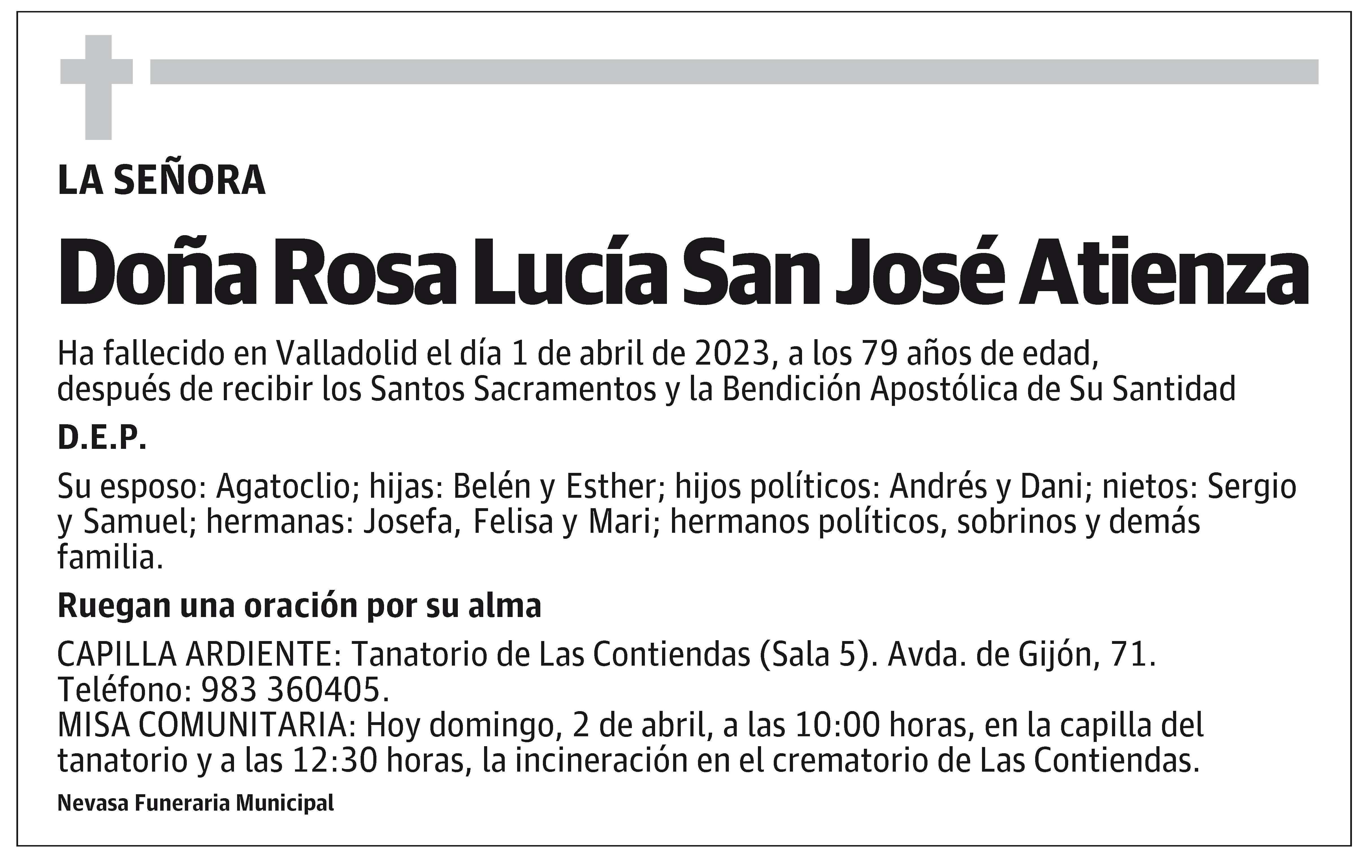 Rosa Lucía San José Atienza