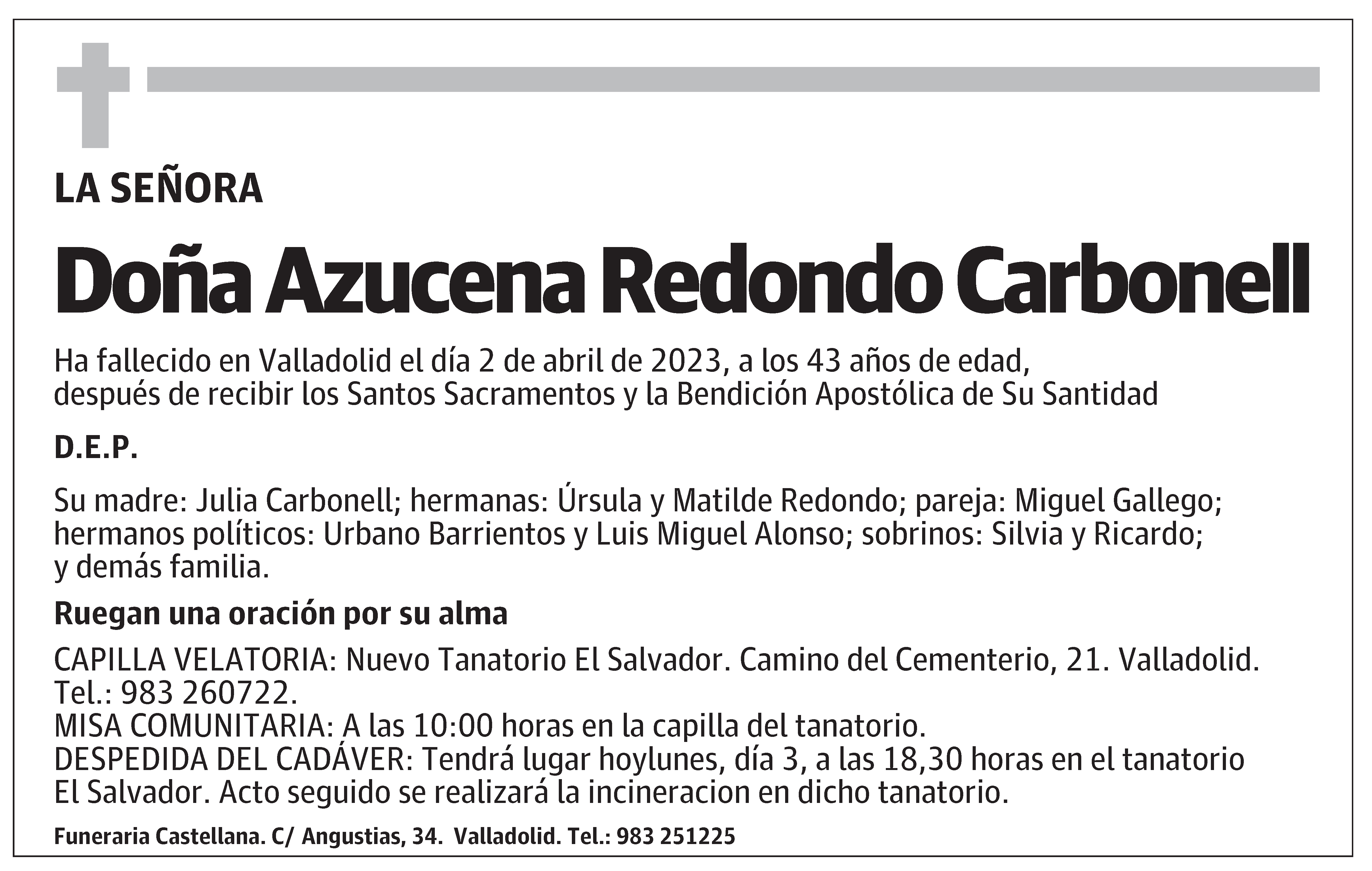 Azucena Redondo Carbonell