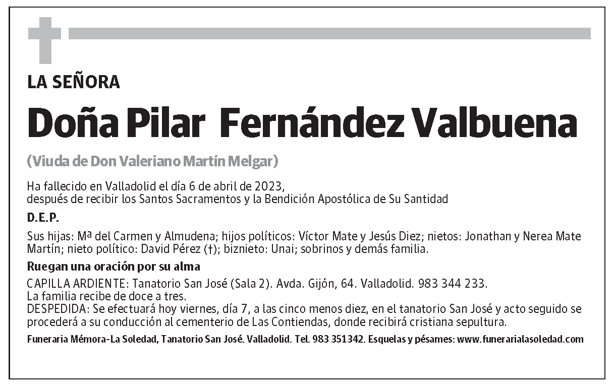 Pilar Fernández Valbuena