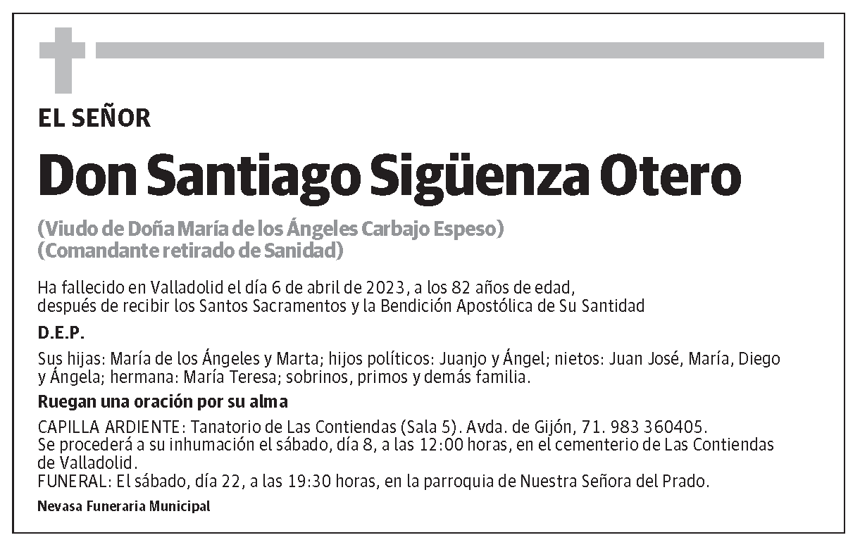 Santiago Sigüenza Otero