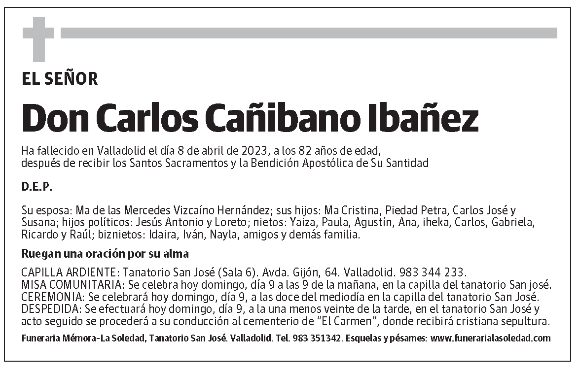 Carlos Cañibano Ibañe