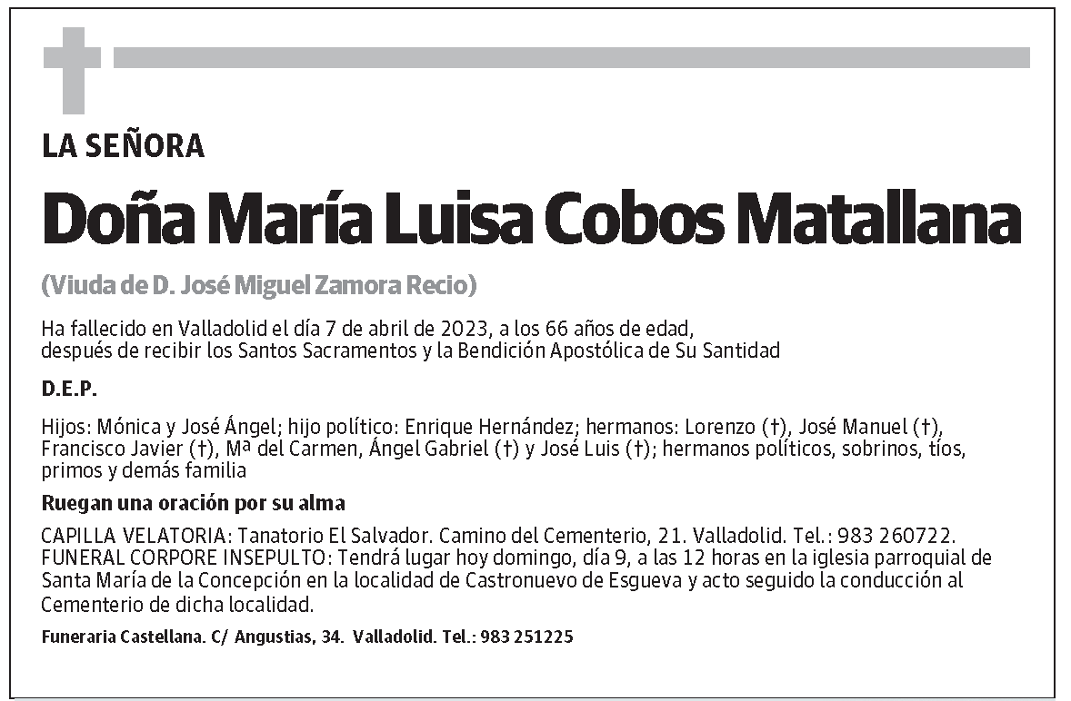 María Luisa Cobos Matallana