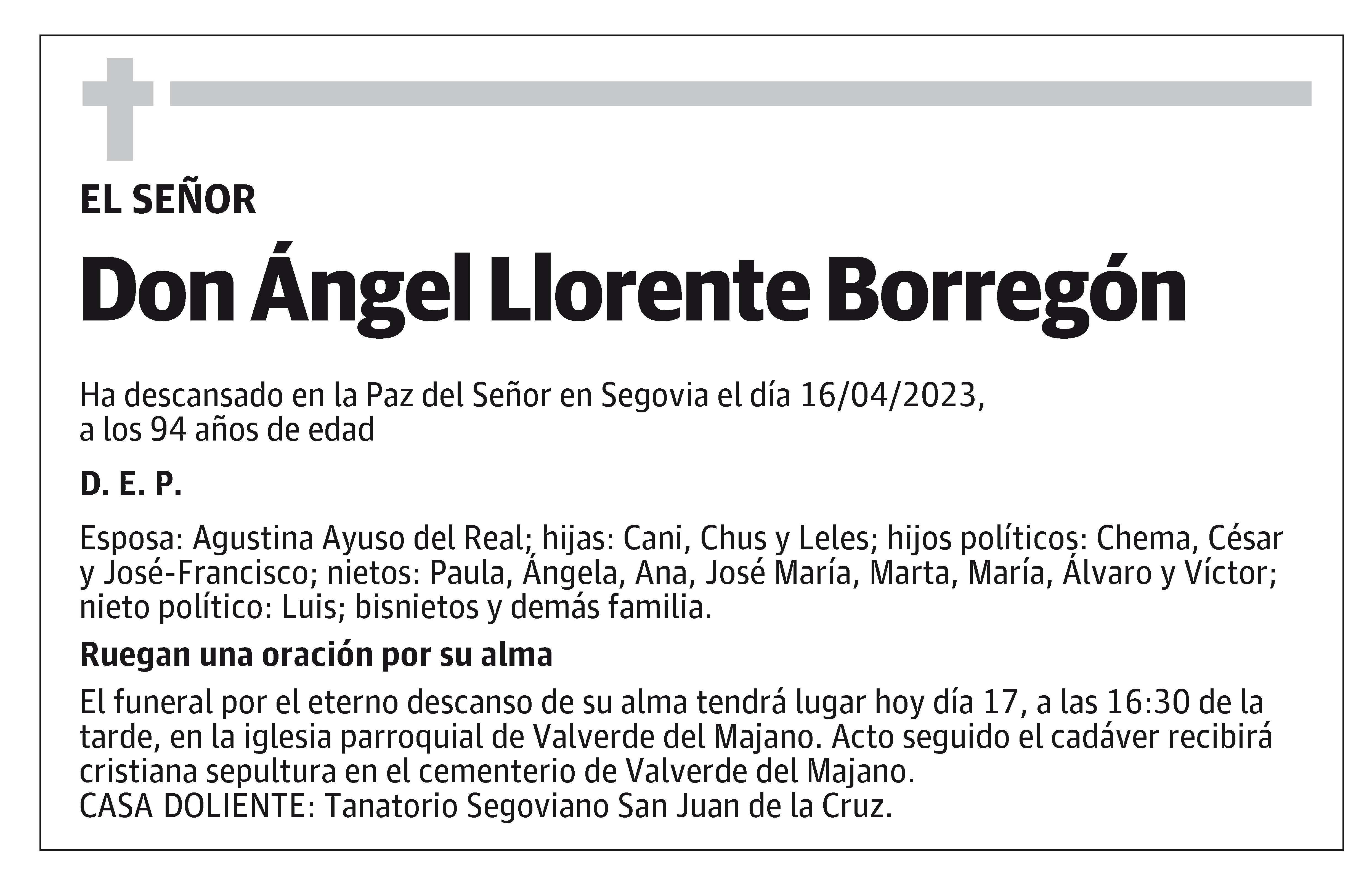 Ángel Llorente Borregón