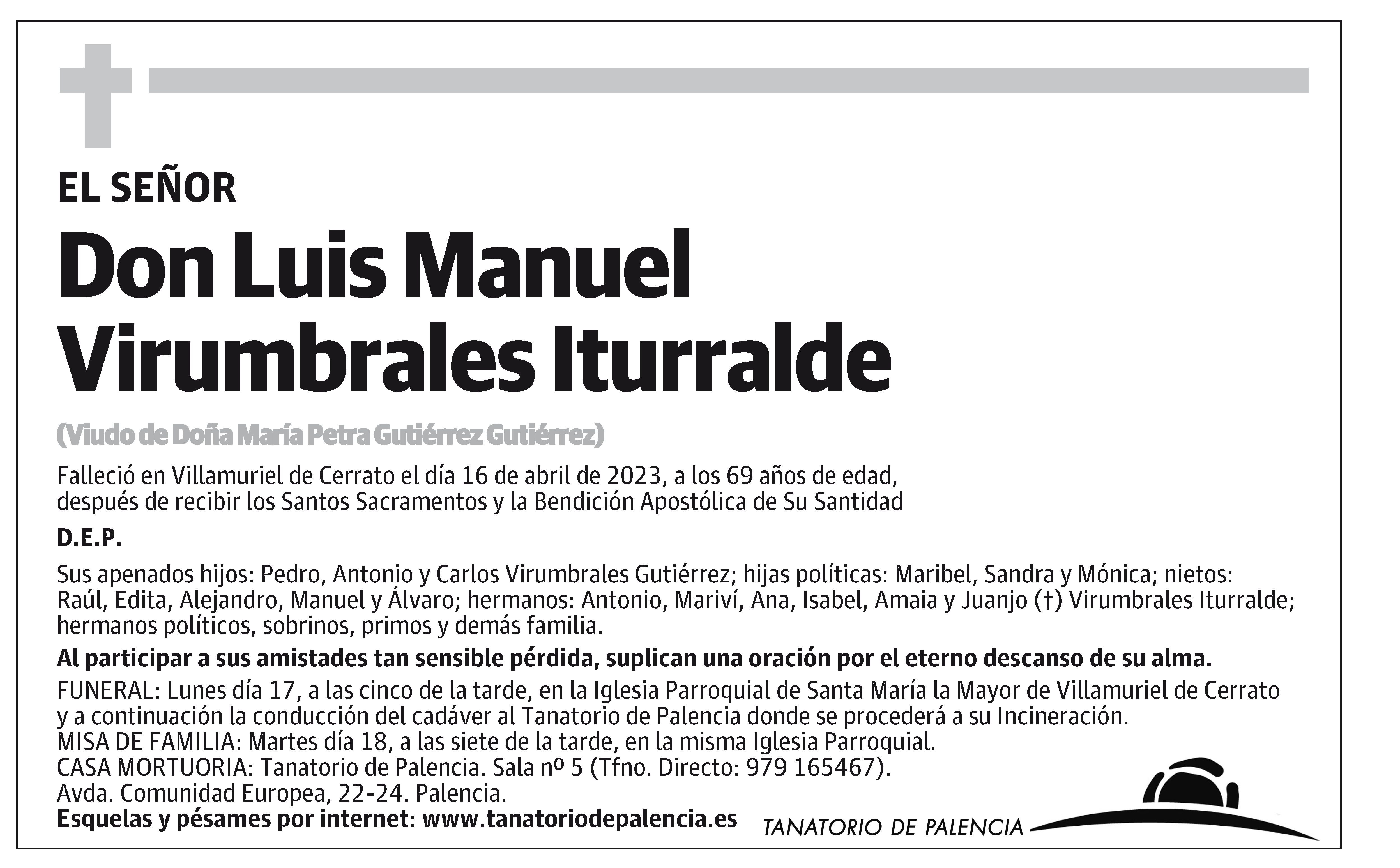 Luis Manuel Virumbrales Iturralde