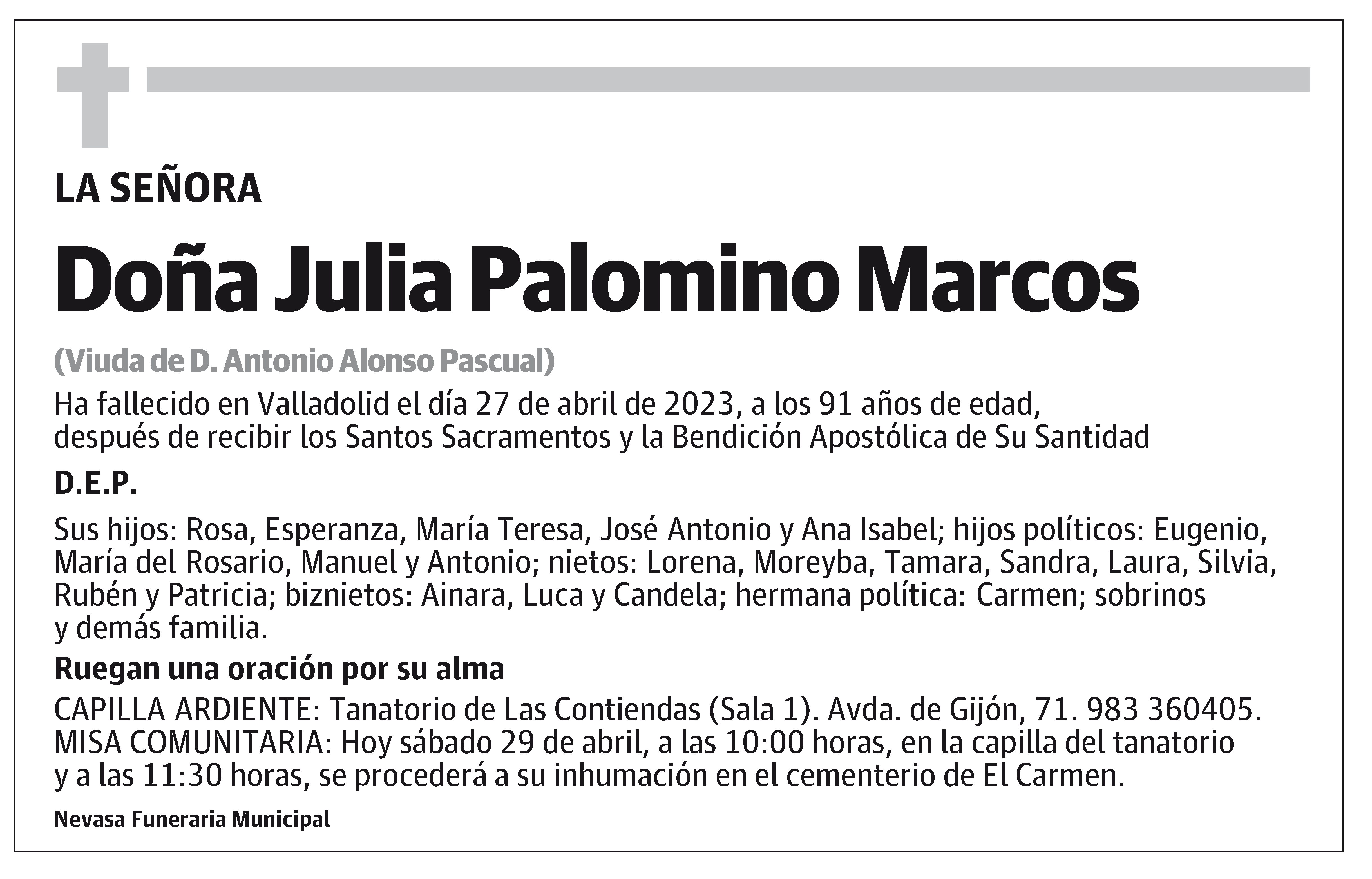 Julia Palomino Marcos