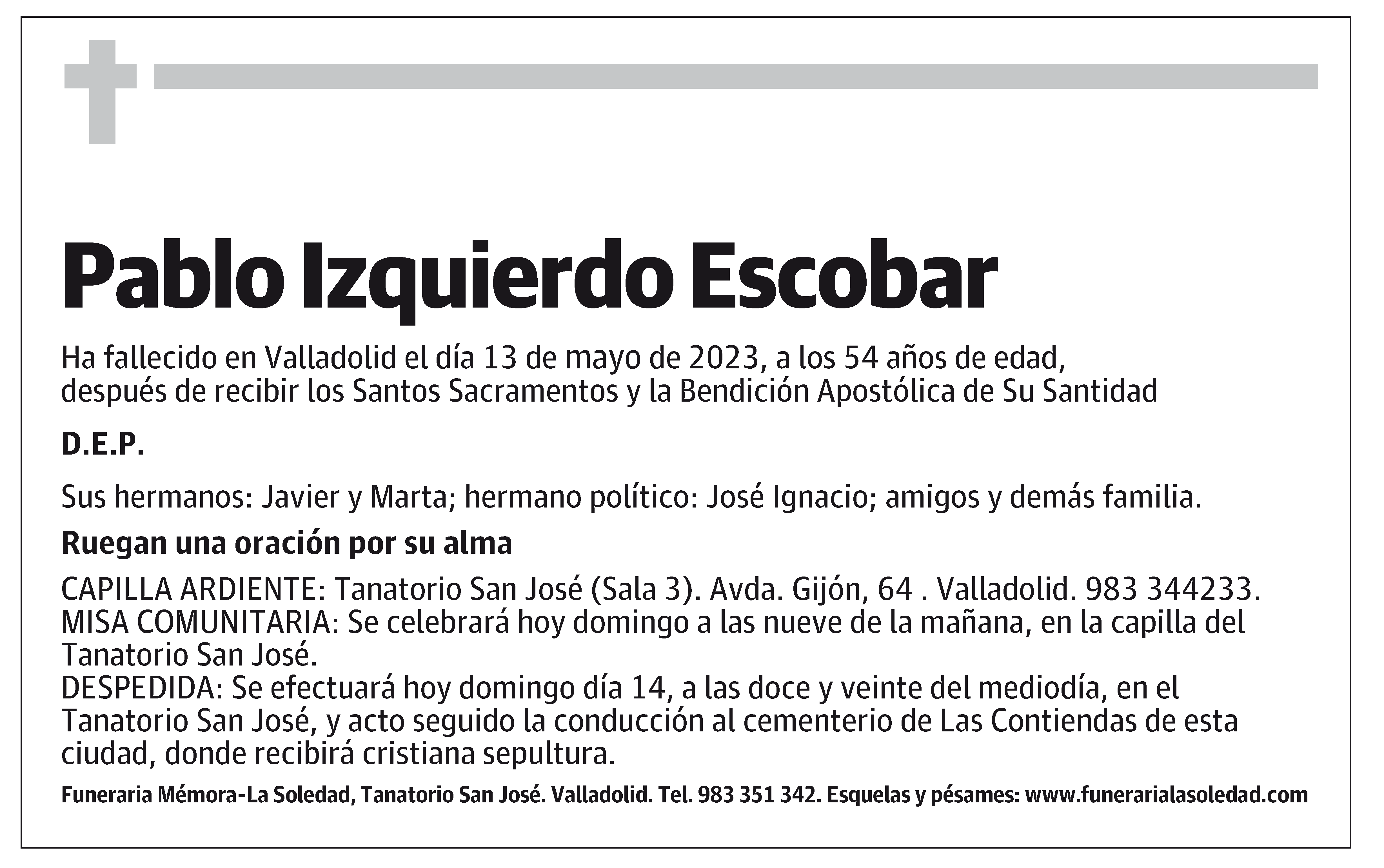 Pablo Izquierdo Escobar